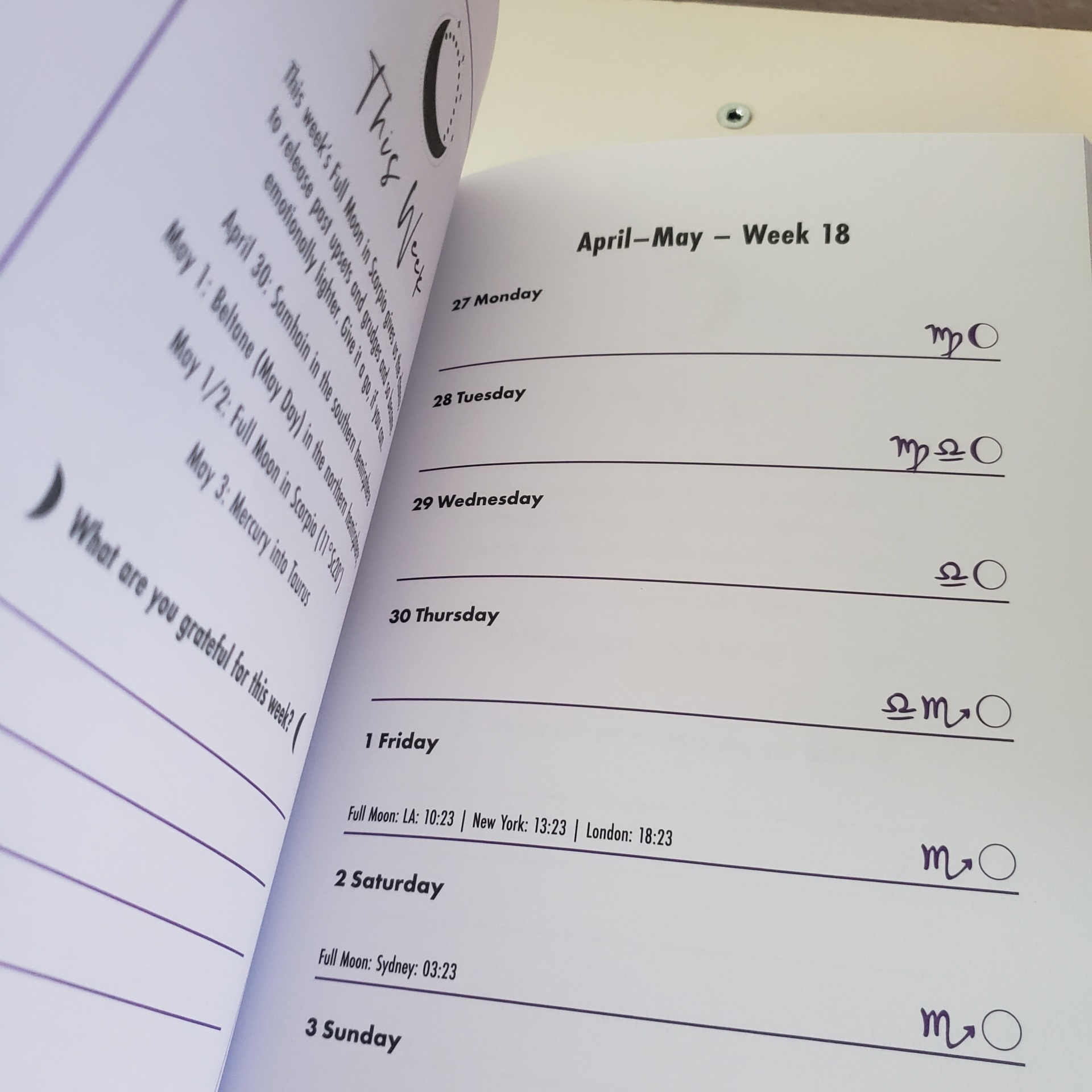 2026 moonology diary by yasmin boland