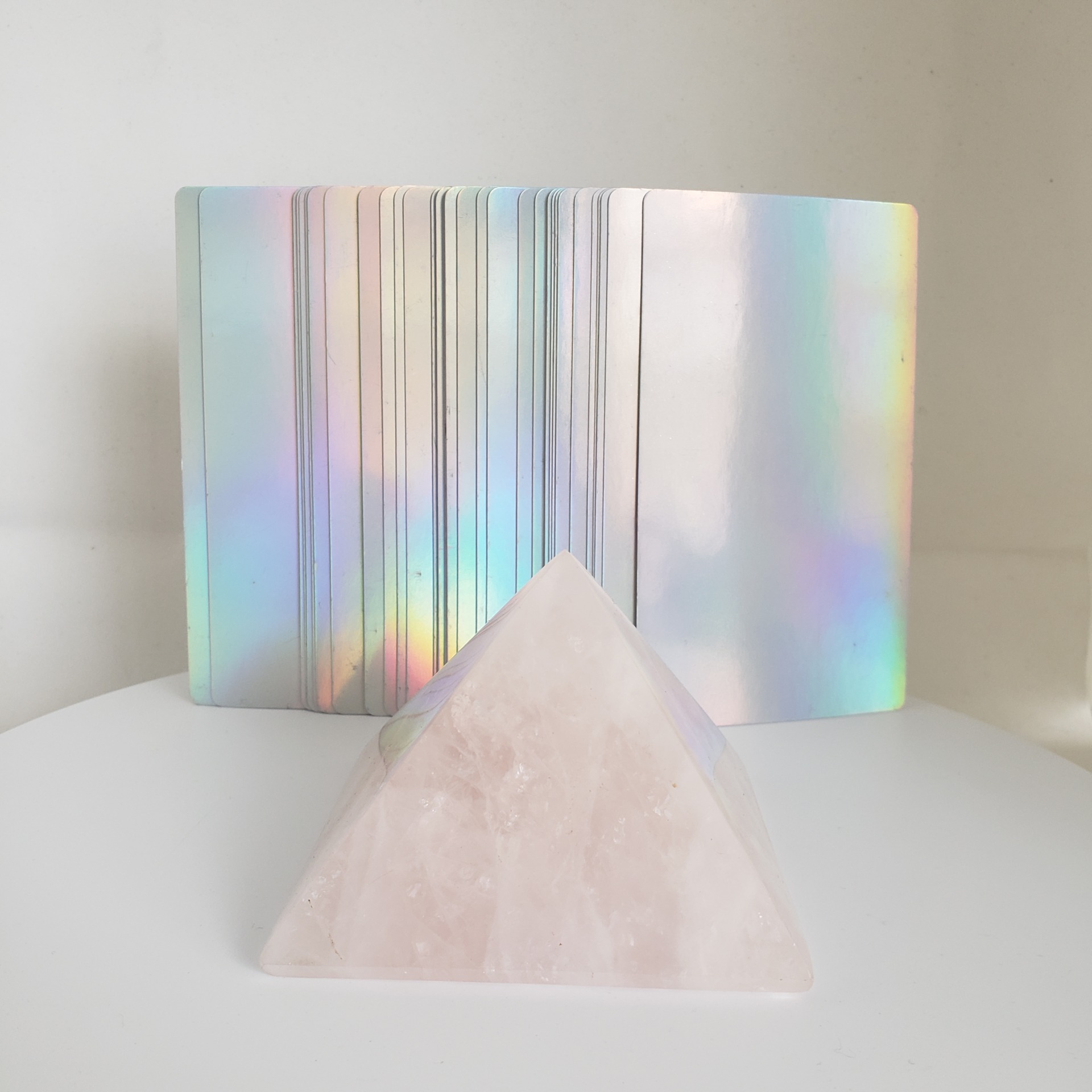 rose calcite pyramid (l) (copy)