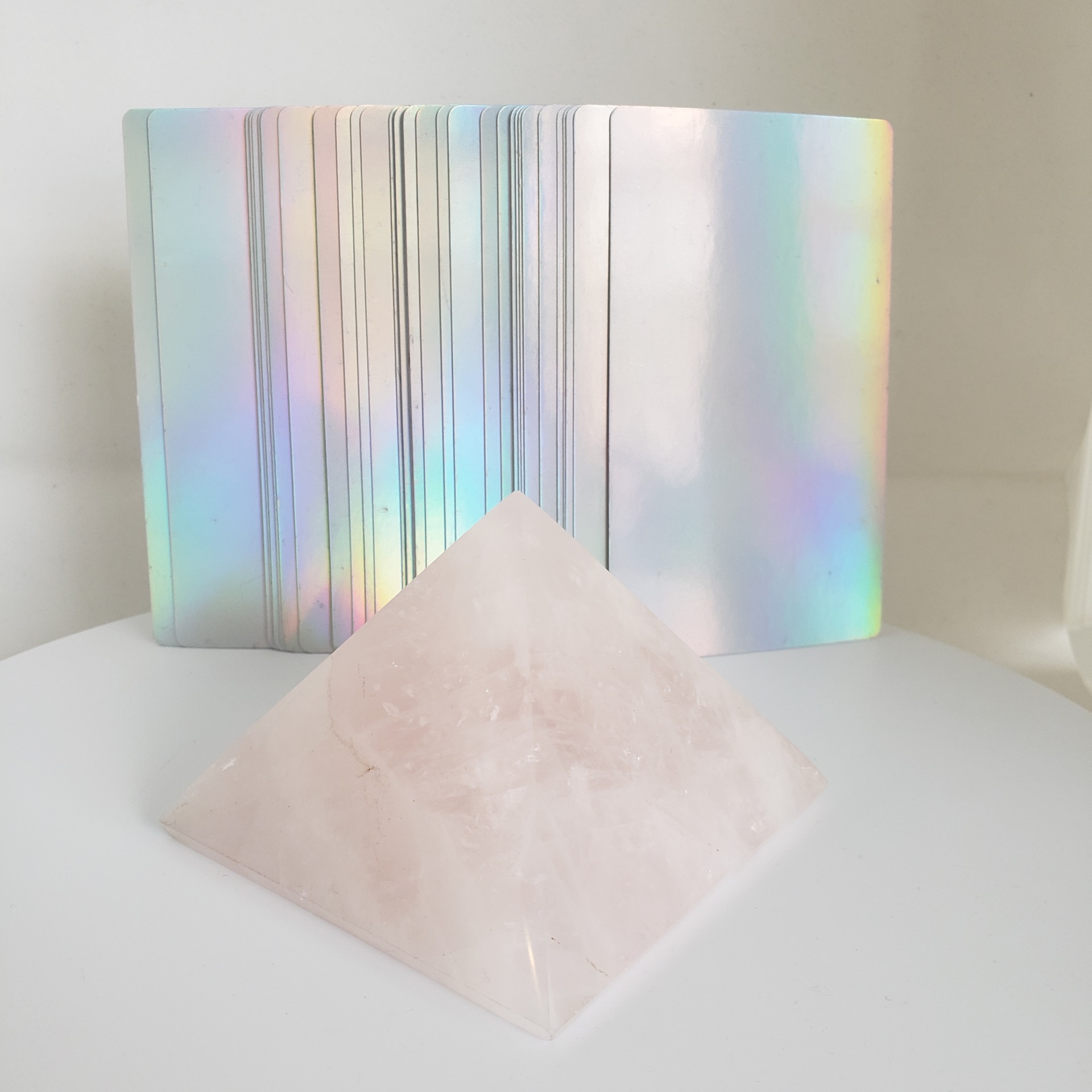 rose calcite pyramid (l) (copy)