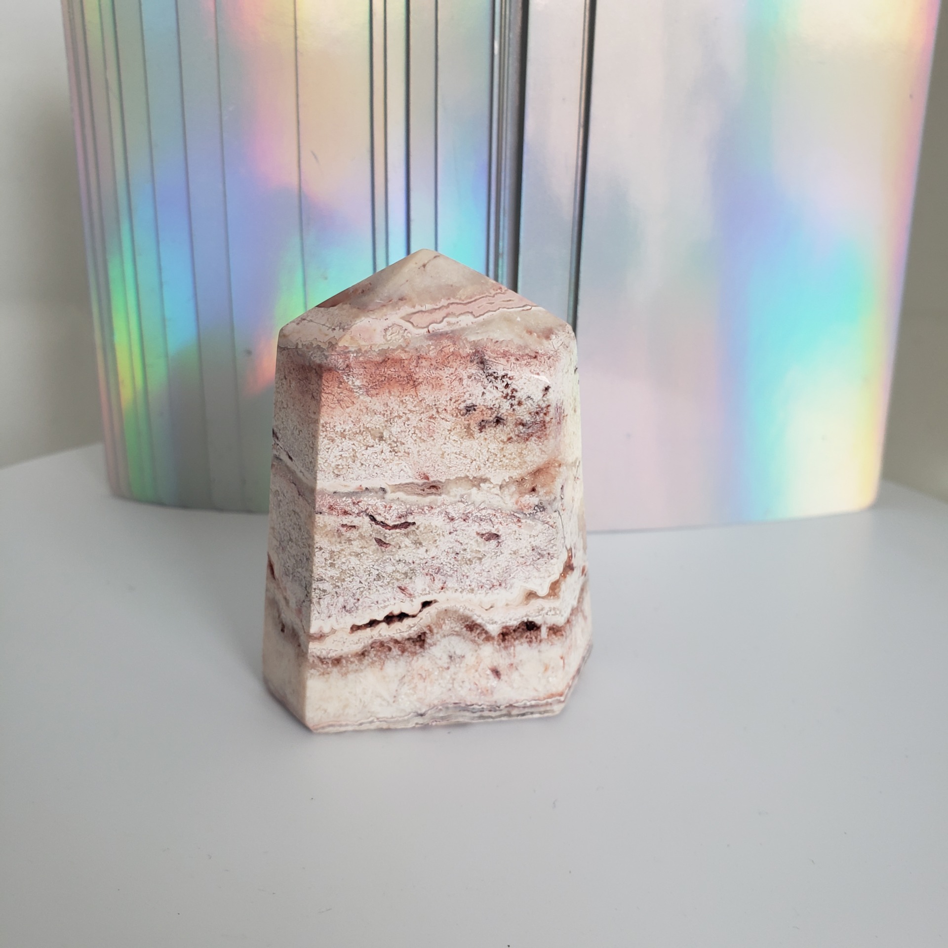 crazy lace agate palm stone (copy)