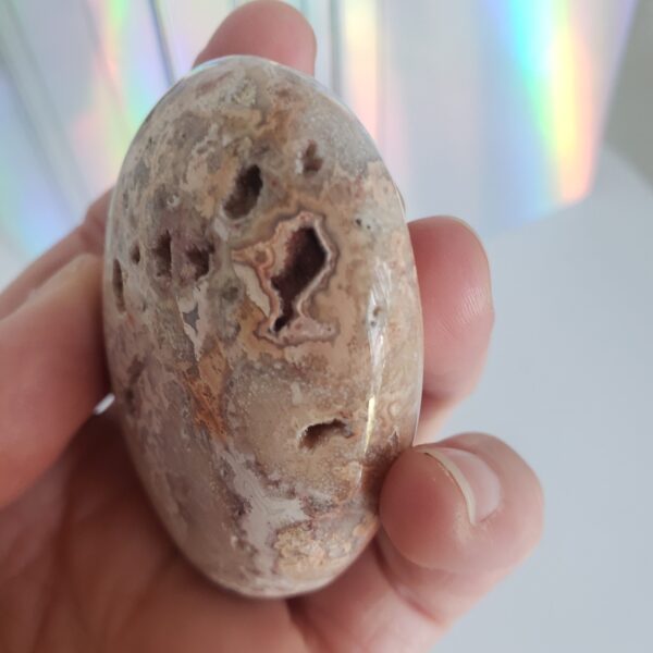 crazy lace agate palm stone (copy)