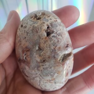 crazy lace agate palm stone (copy)