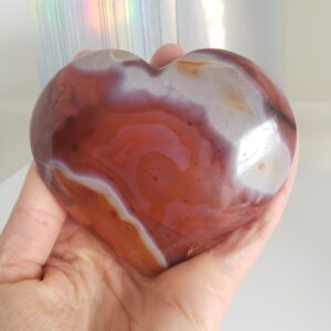 citrine druzy heart l