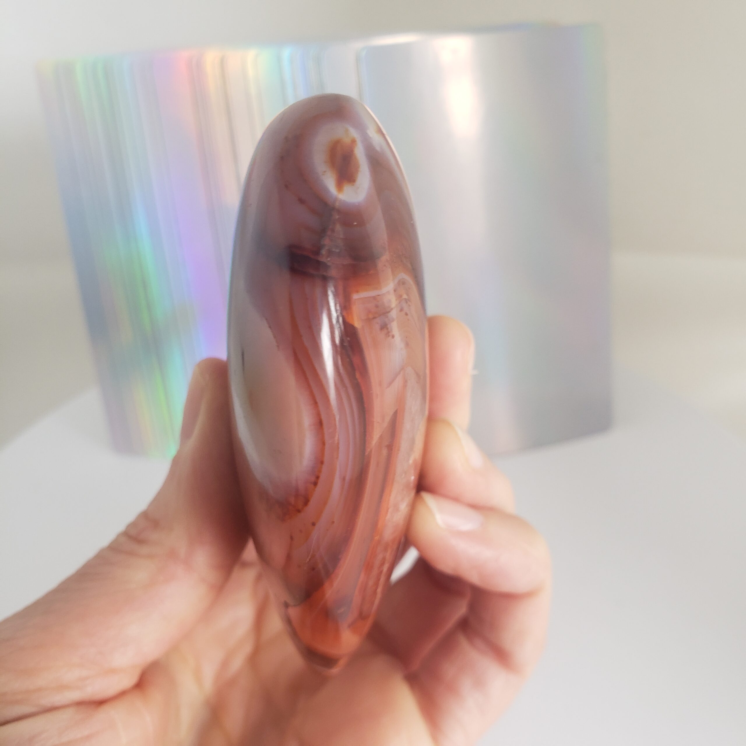 citrine druzy heart l