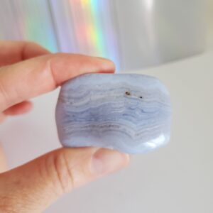 blue lace agate tumbled m1