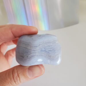 blue lace agate tumbled m1