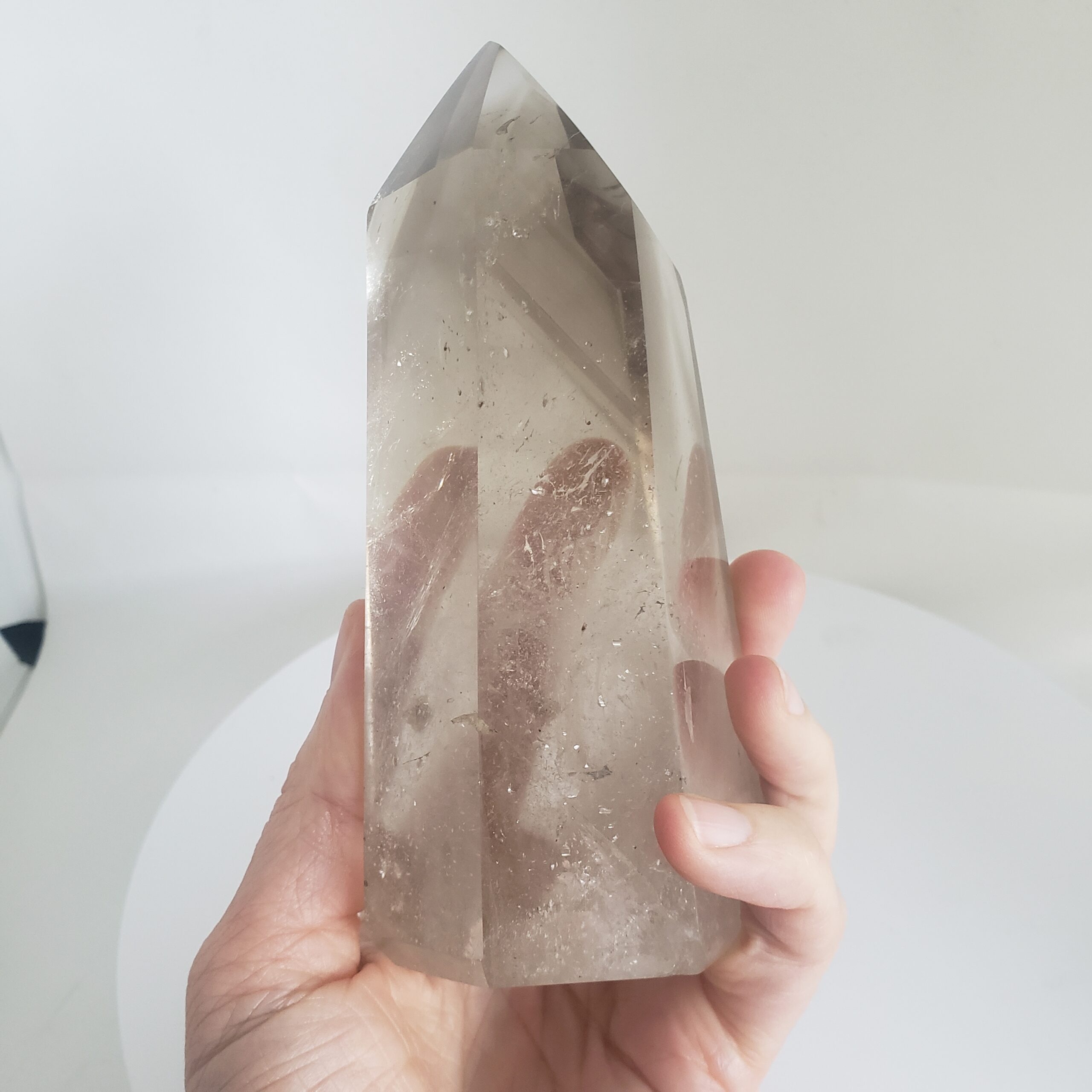 smoky quartz tower l