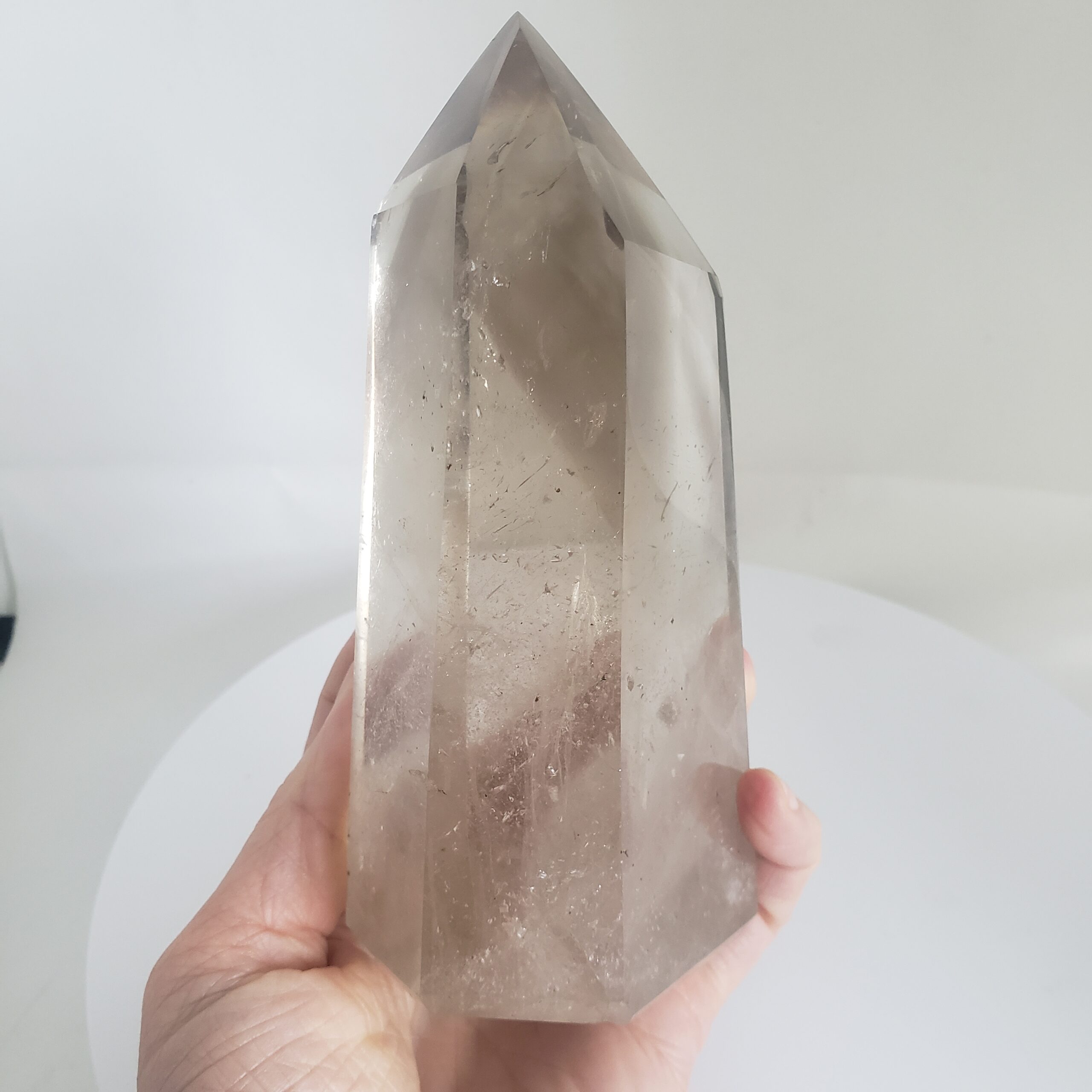smoky quartz tower l