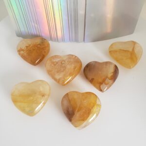 golden healer quartz heart s