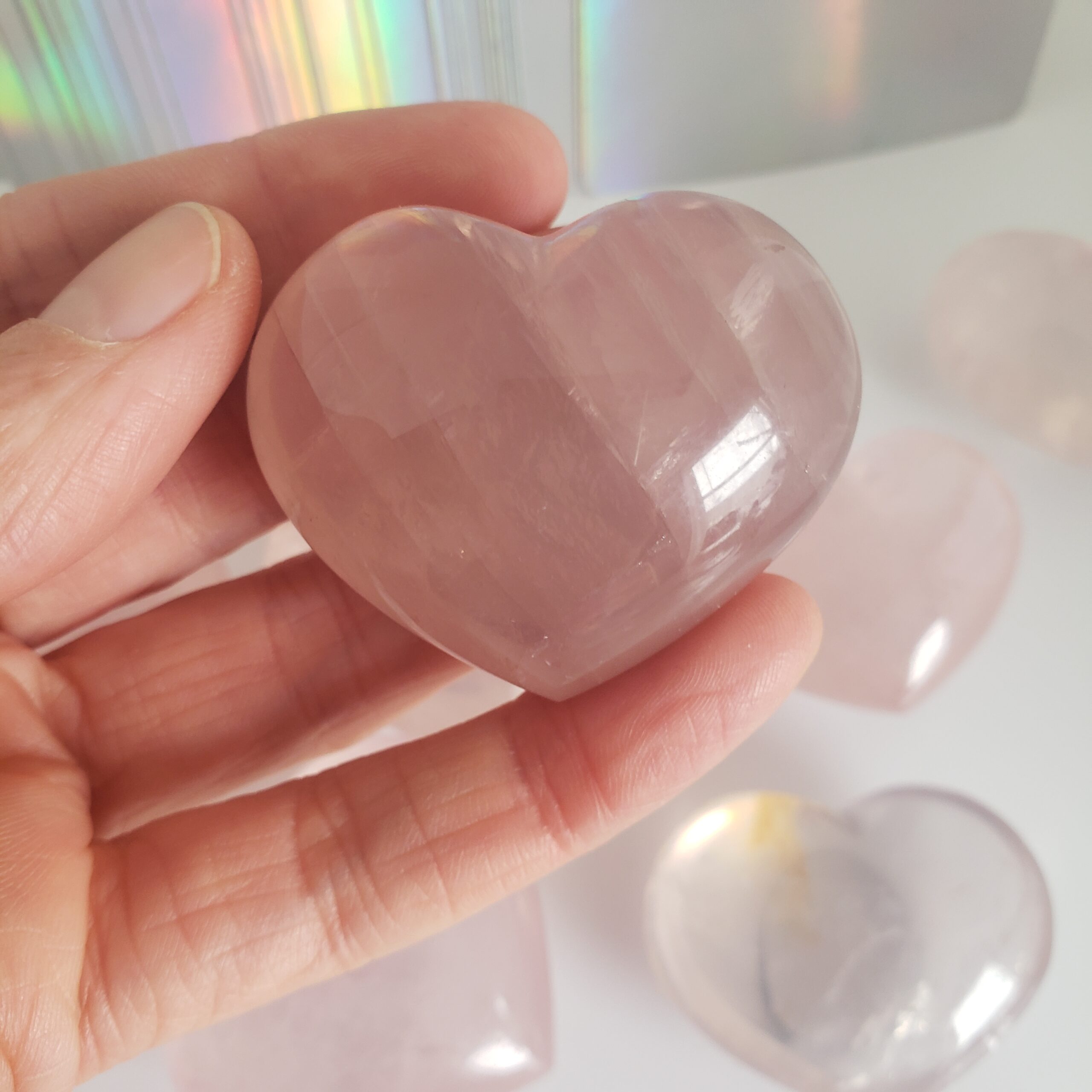 rose quartz heart s