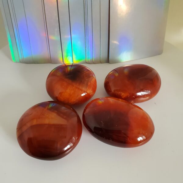 carnelian palm stone