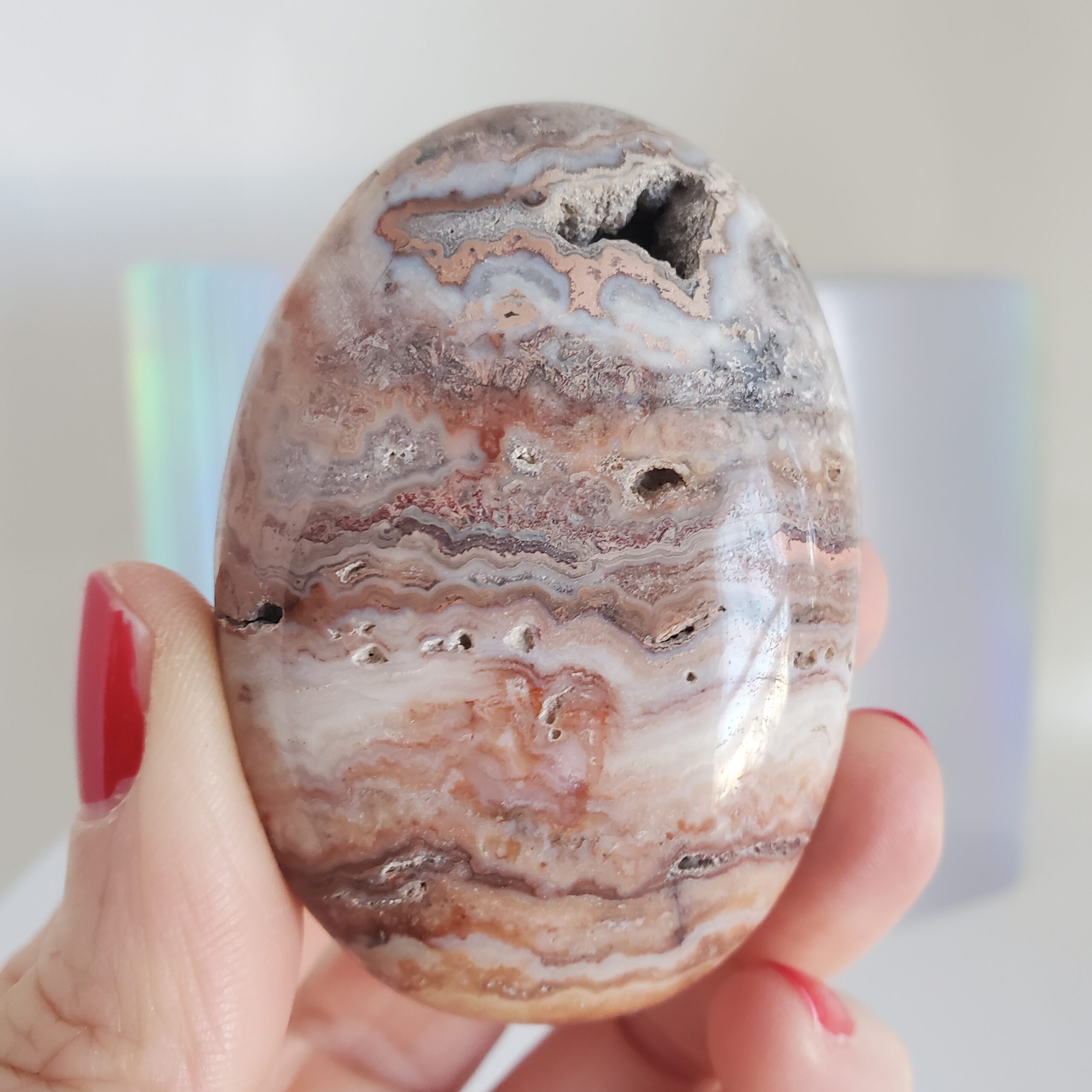 crazy lace palm stone right