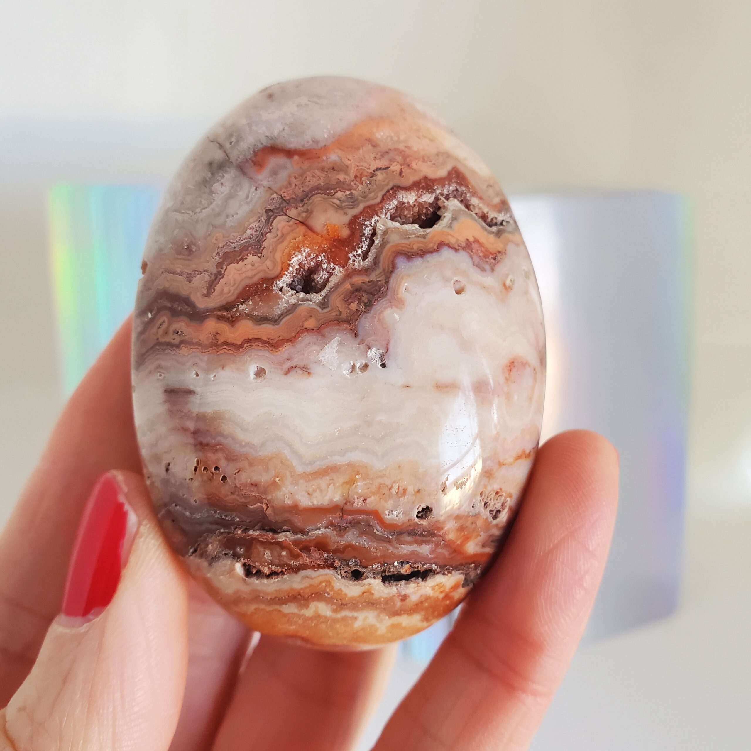 crazy lace palm stone left