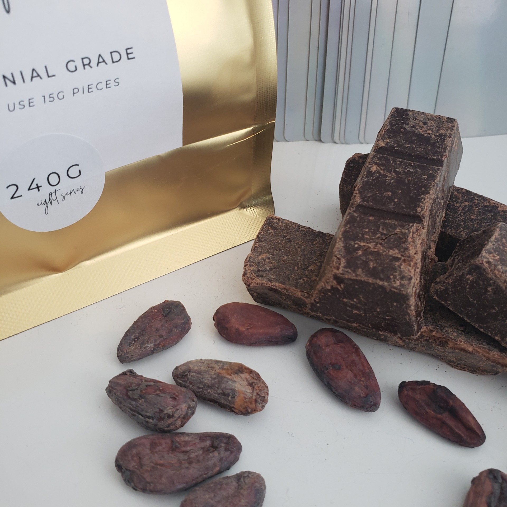 Cacao Paste 120g (4 serves) Ceremonial Grade - Papua New Guinea Pieces - Image 10