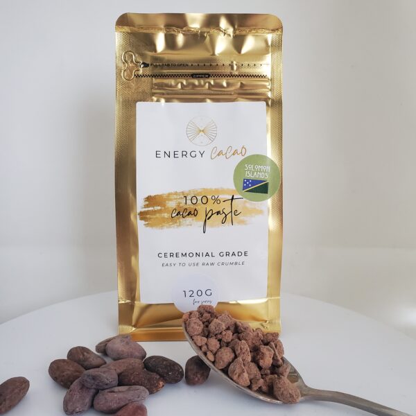 cacao paste 120g (4 serves) ceremonial grade solomon island crumble (copy)