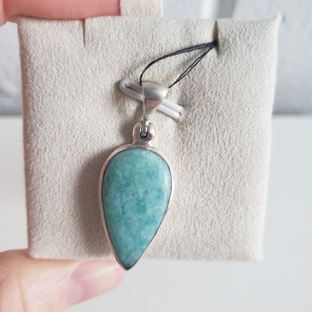 Energy Crystals Amazonite Pendant 1