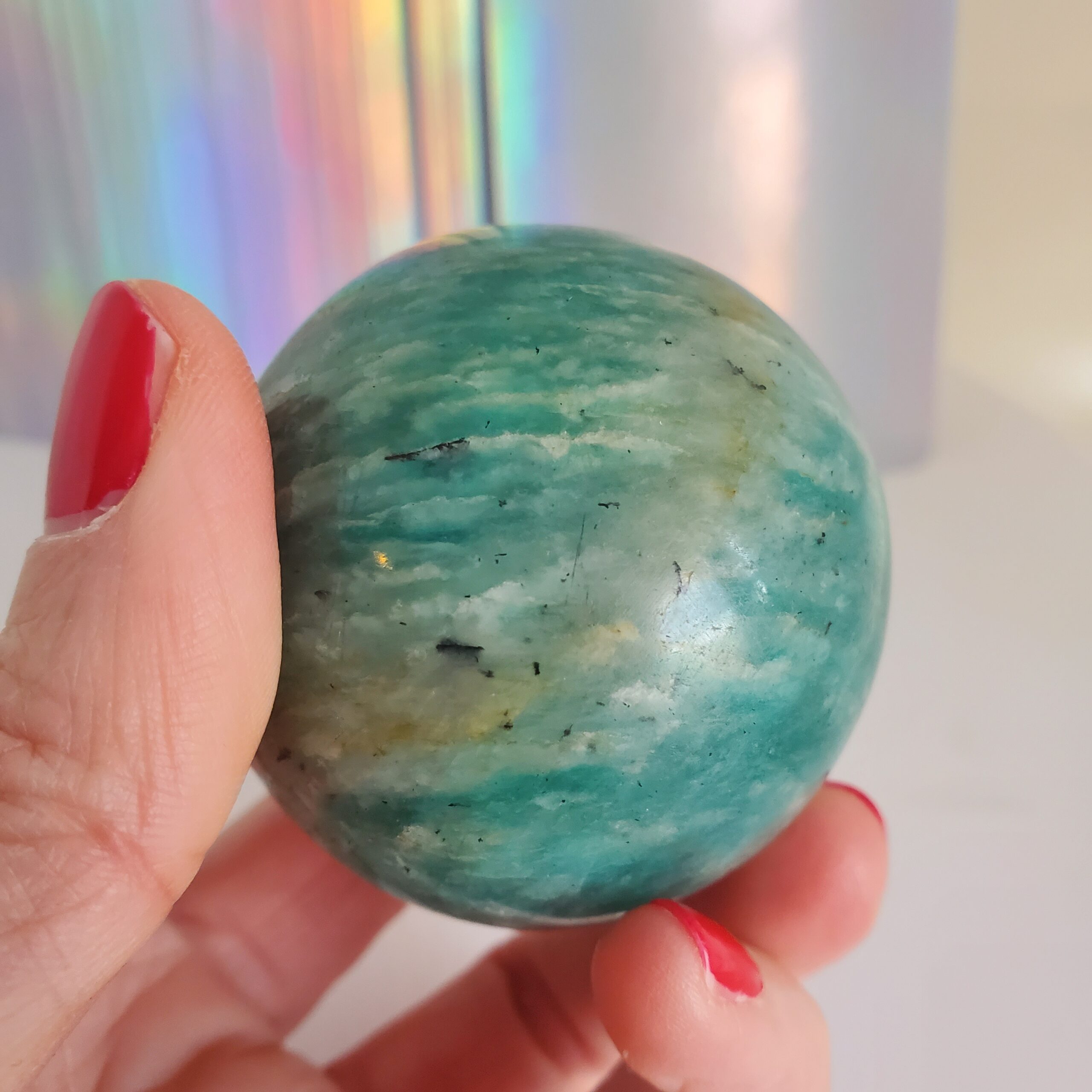 amazonite sphere (l1)