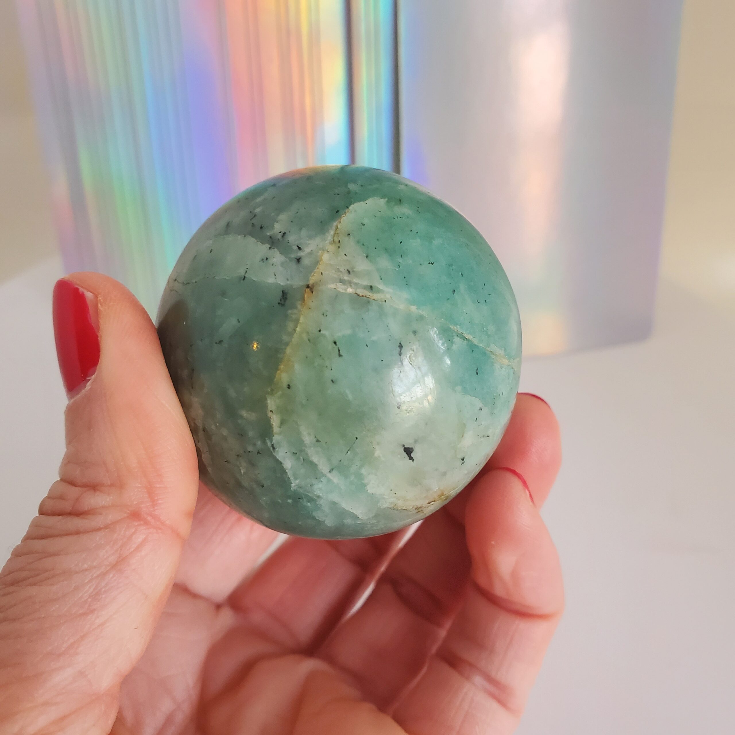 amazonite sphere (l1)