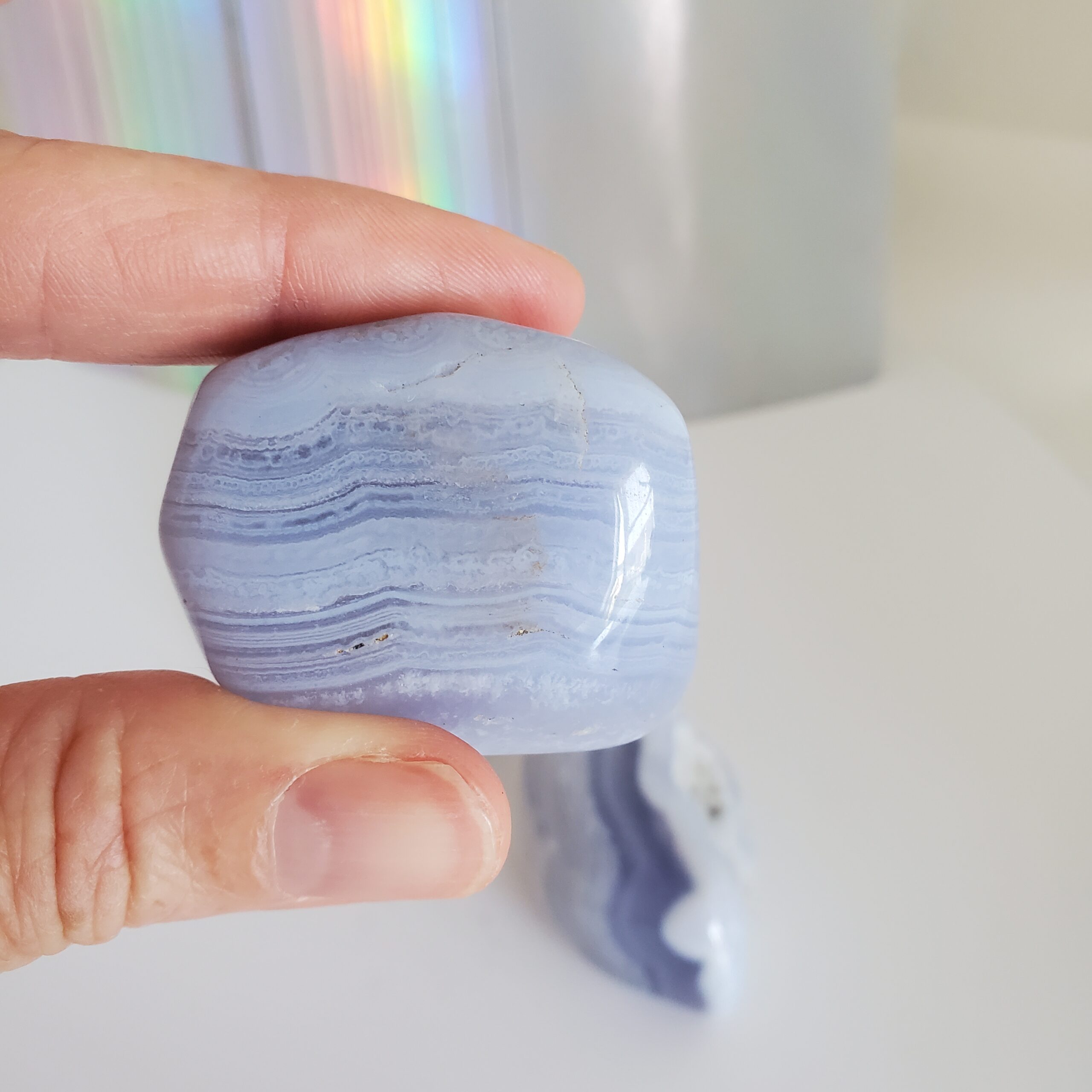 blue lace agate tumbled m