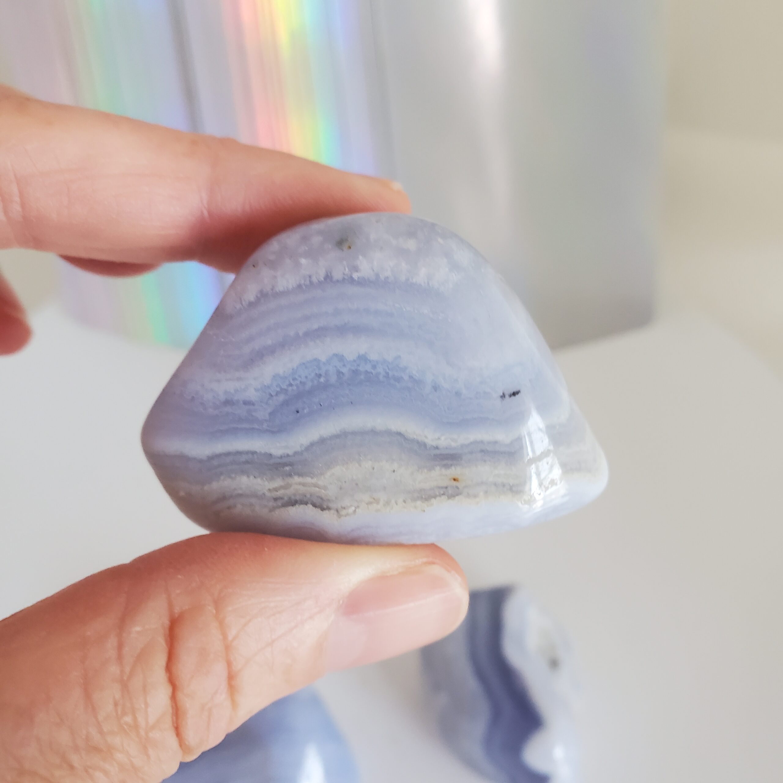 blue lace agate tumbled m