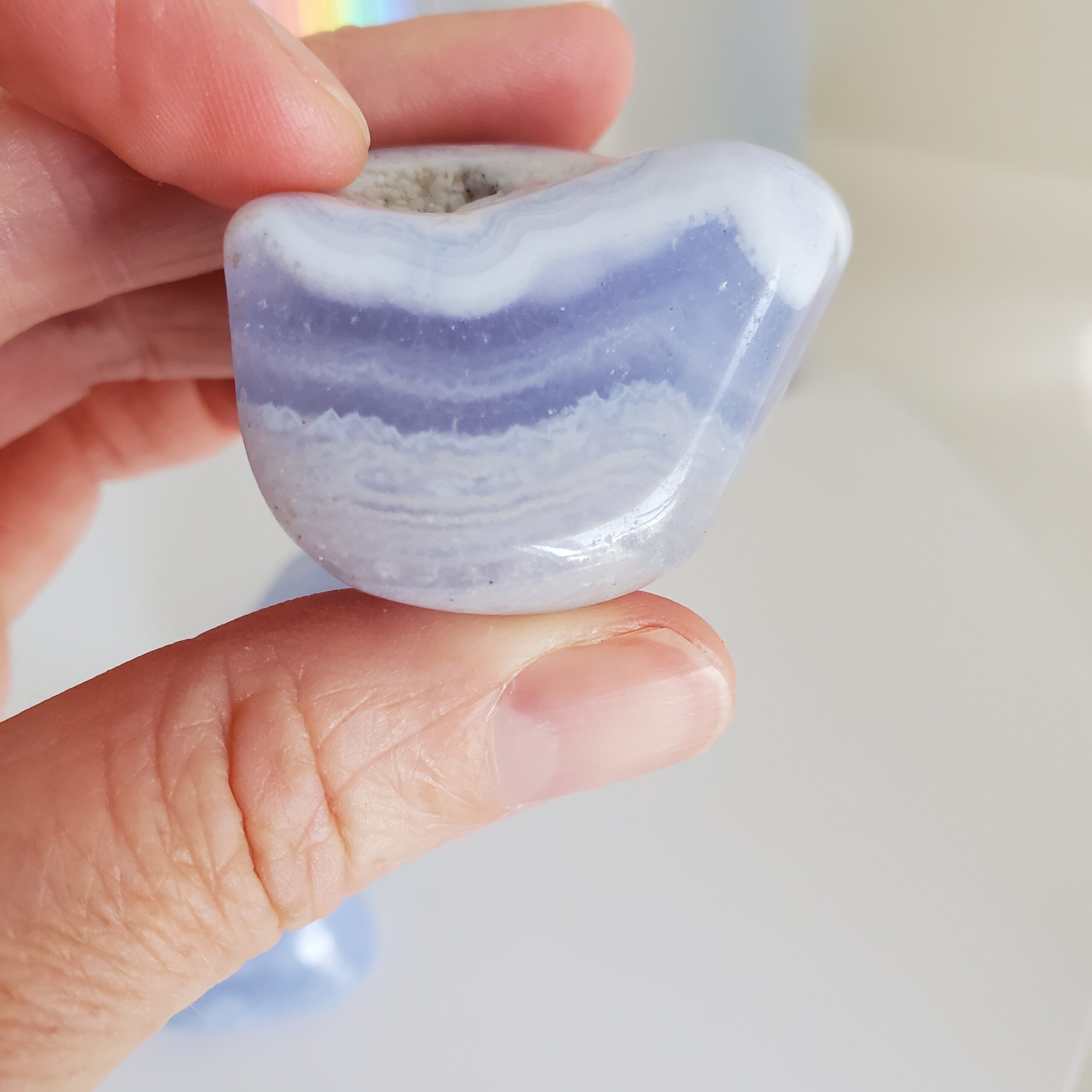 blue lace agate tumbled m