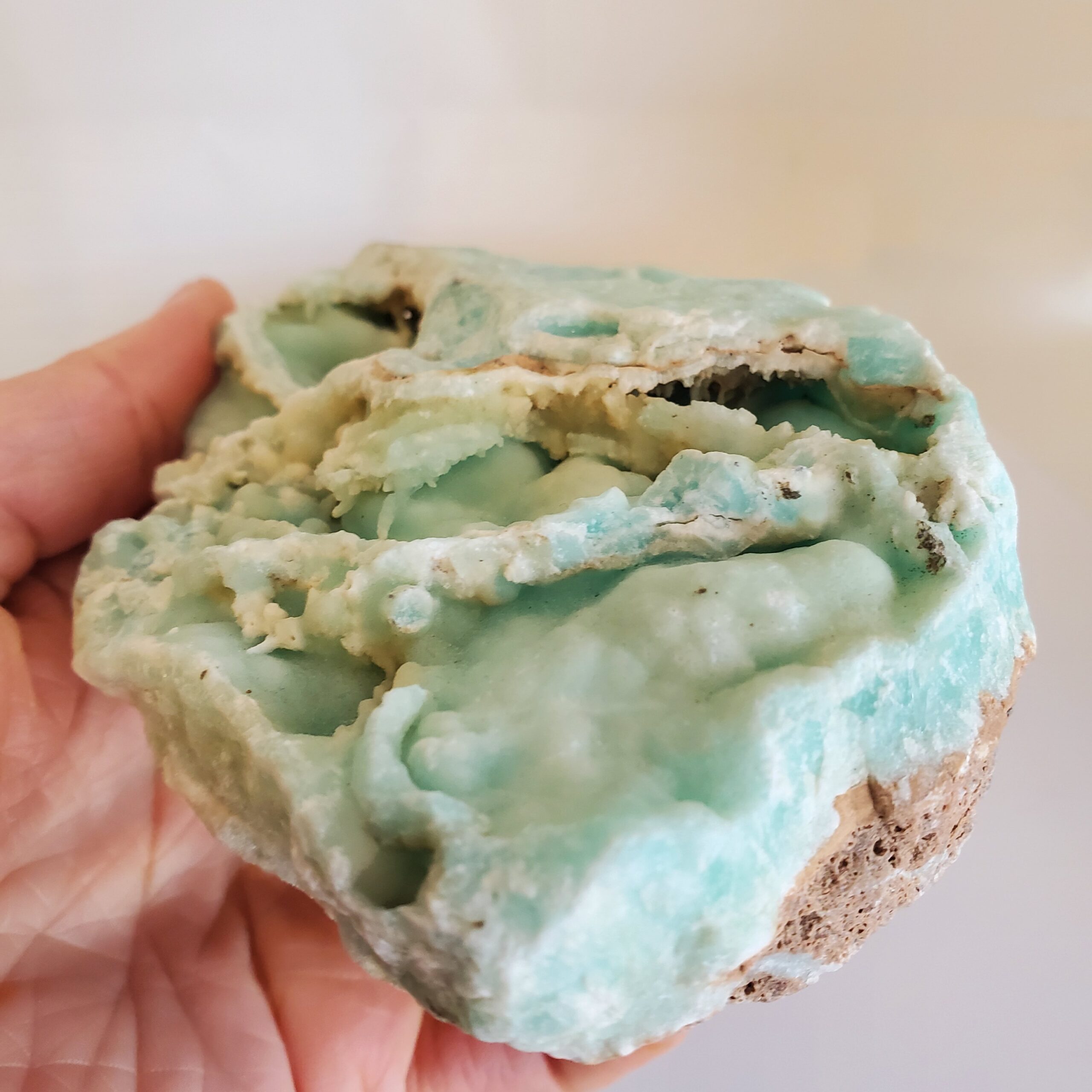 caribbean calcite raw piece