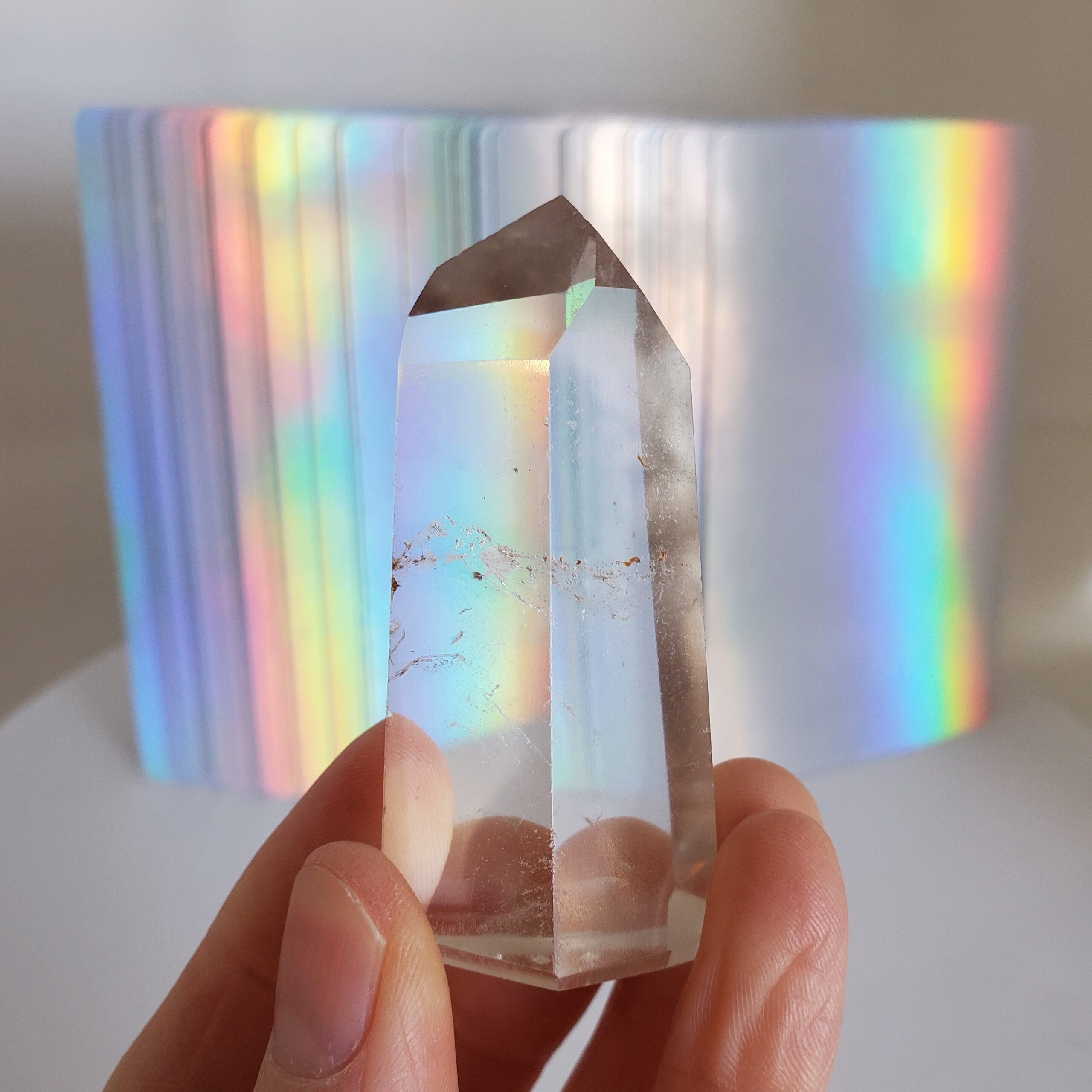 clear quartz tower mini