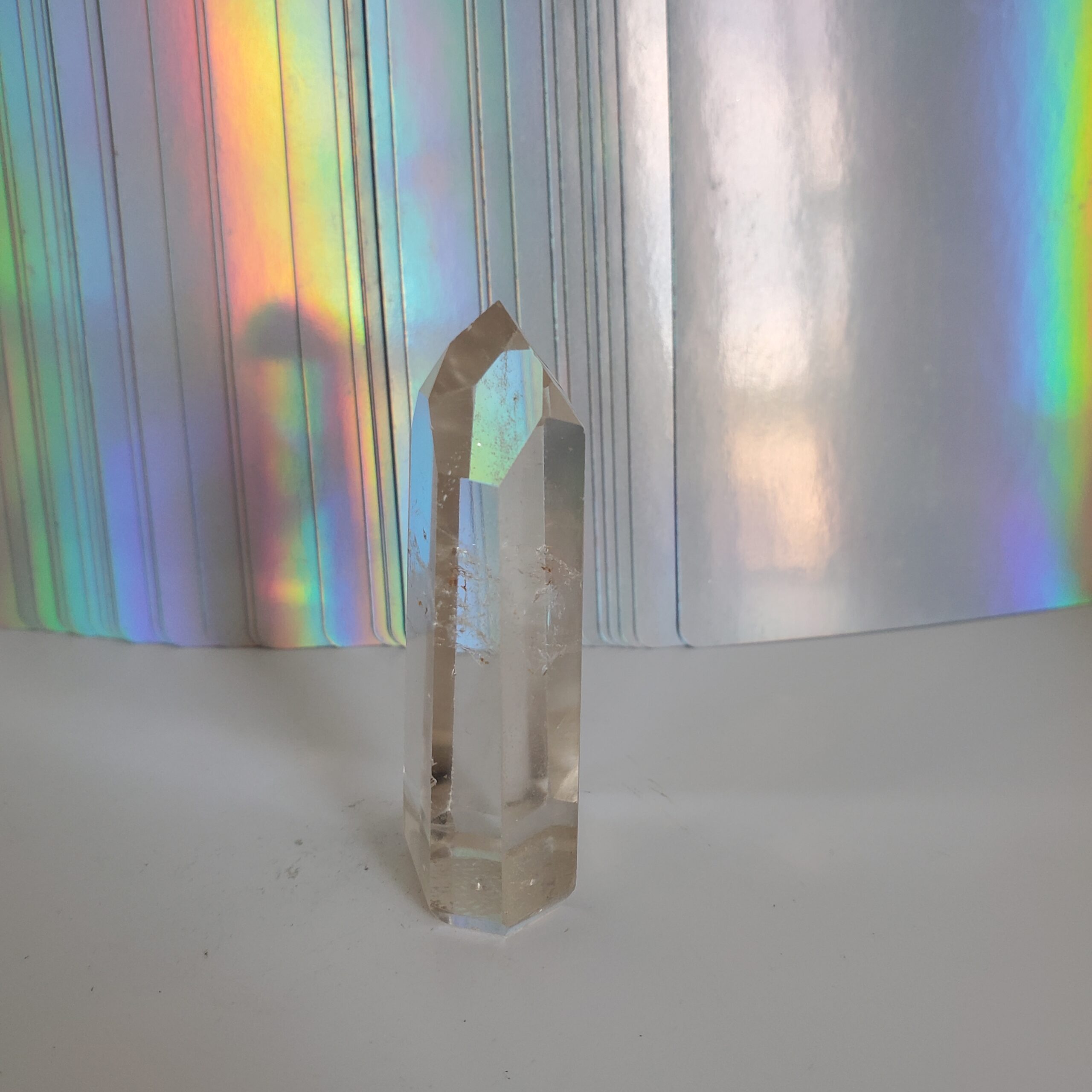 clear quartz tower mini