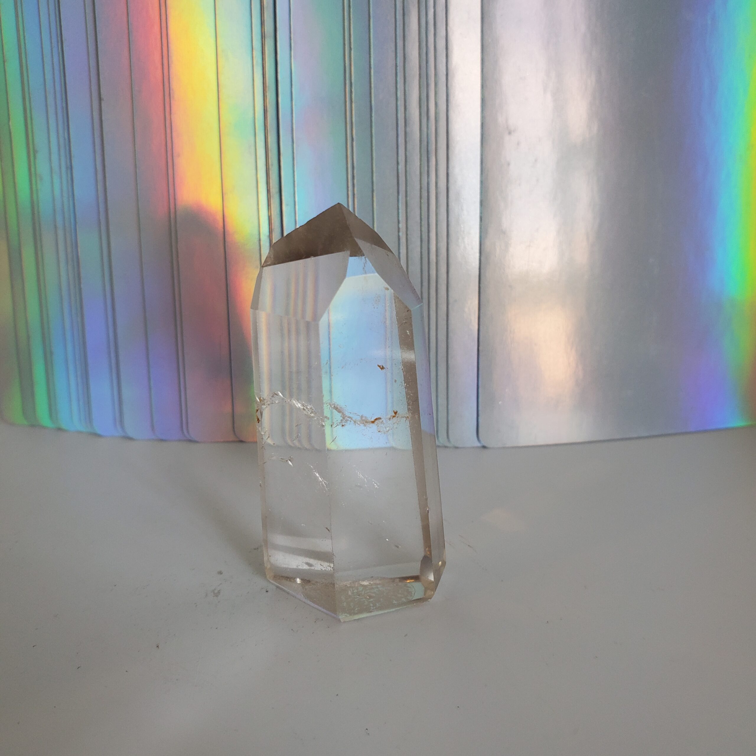 clear quartz tower mini