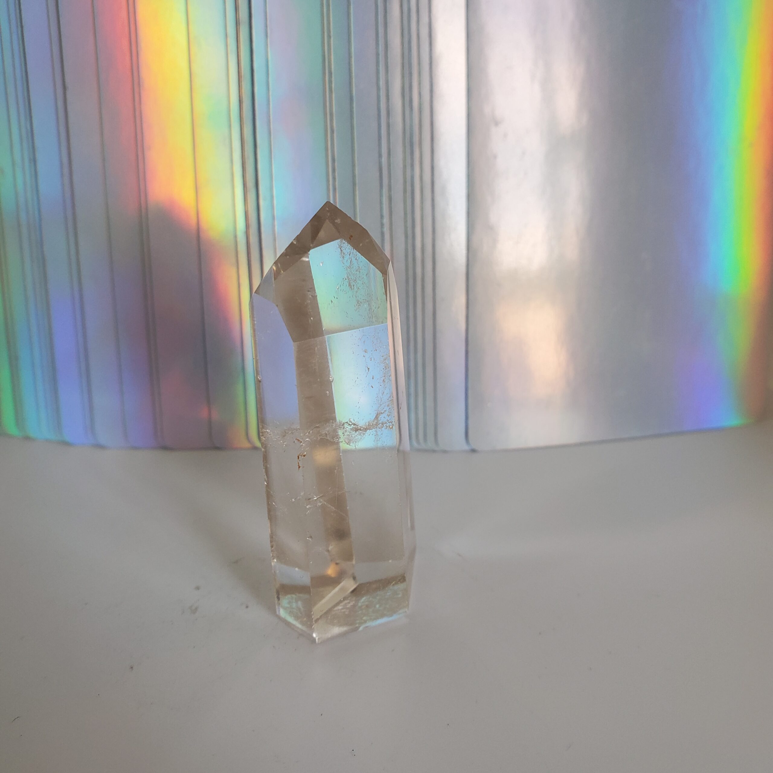 clear quartz tower mini