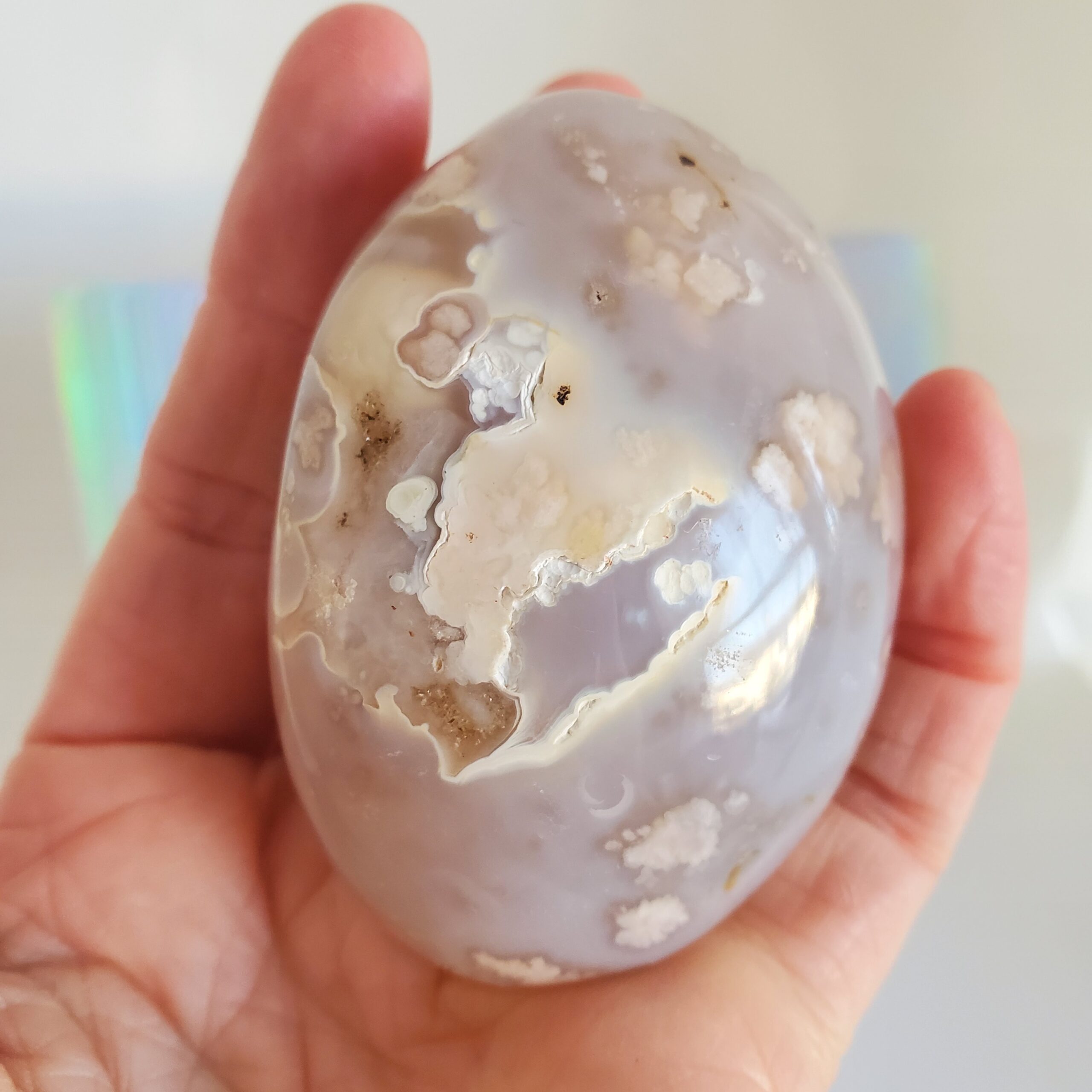 flower agate palm stone (xxl) (copy)