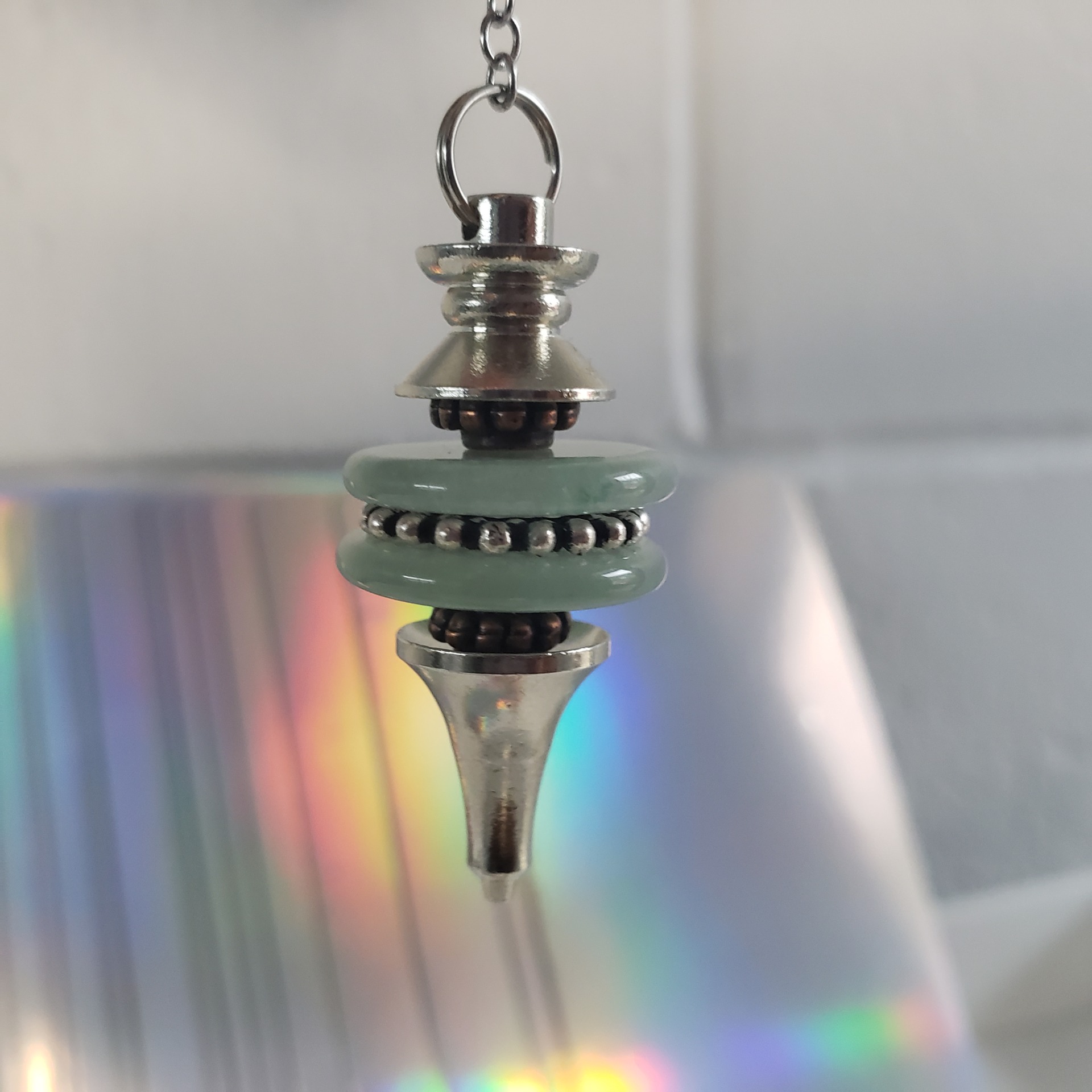 Energy Crystals Green Aventurine Pendulum 2 1