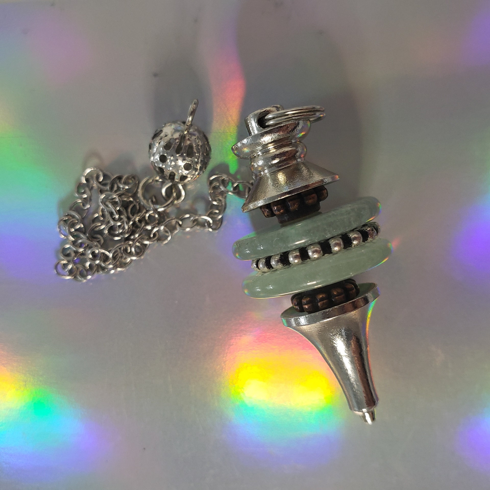 Energy Crystals Green Aventurine Pendulum 2 2