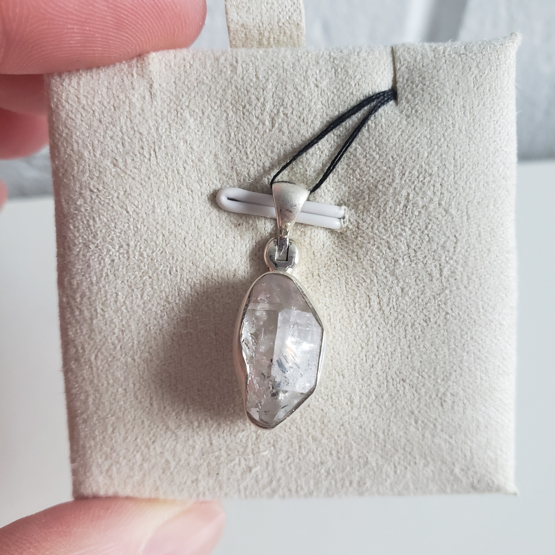 Energy Crystals Herkimer Diamond Pendant 1