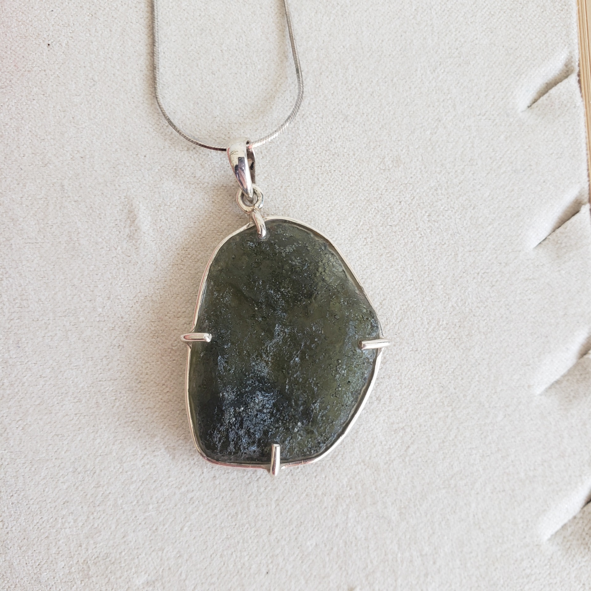 Energy Crystals Moldavite Necklace (1)