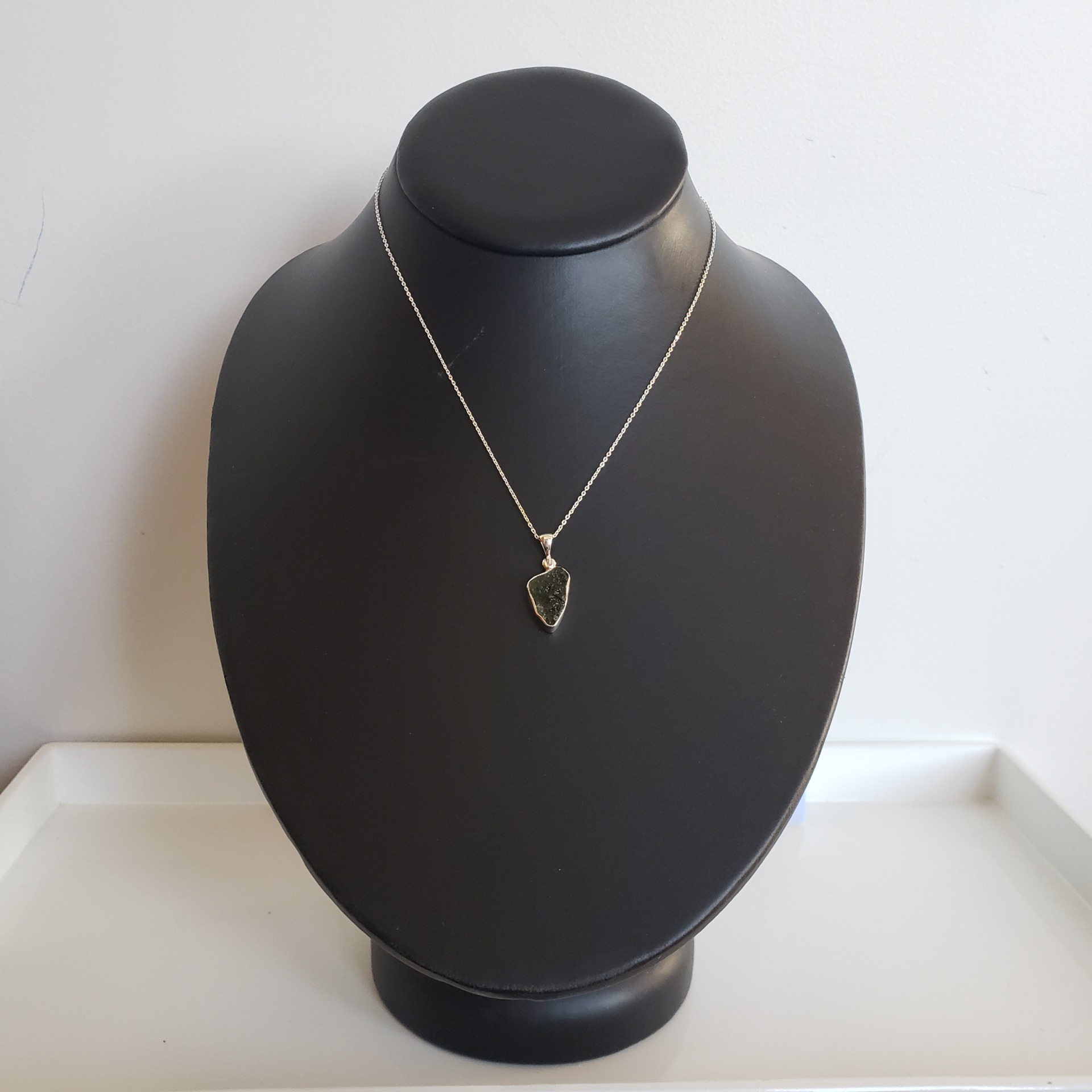 Energy Crystals Moldavite SS Necklace 3