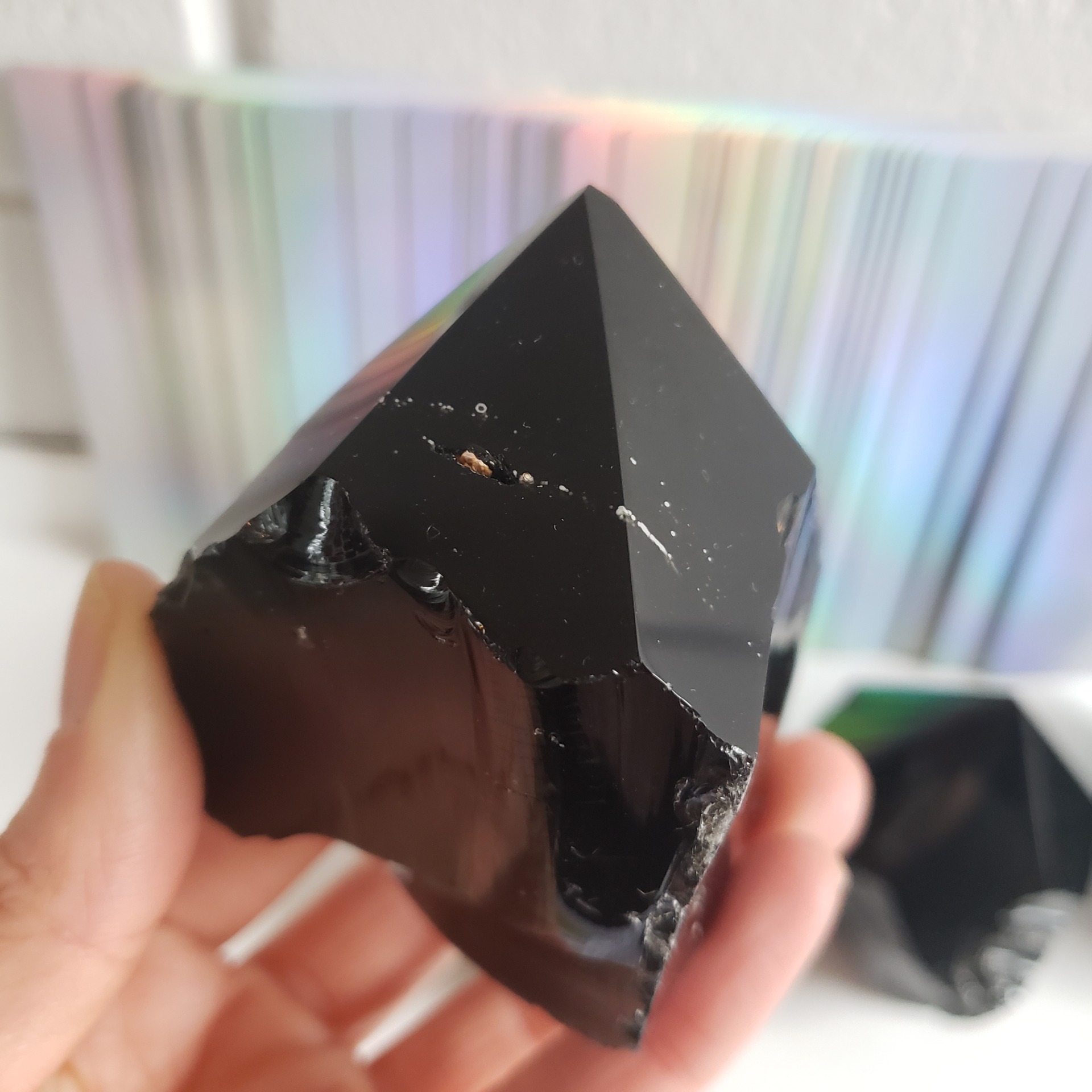 Energy Crystals Obsidian Raw Polished Points 4