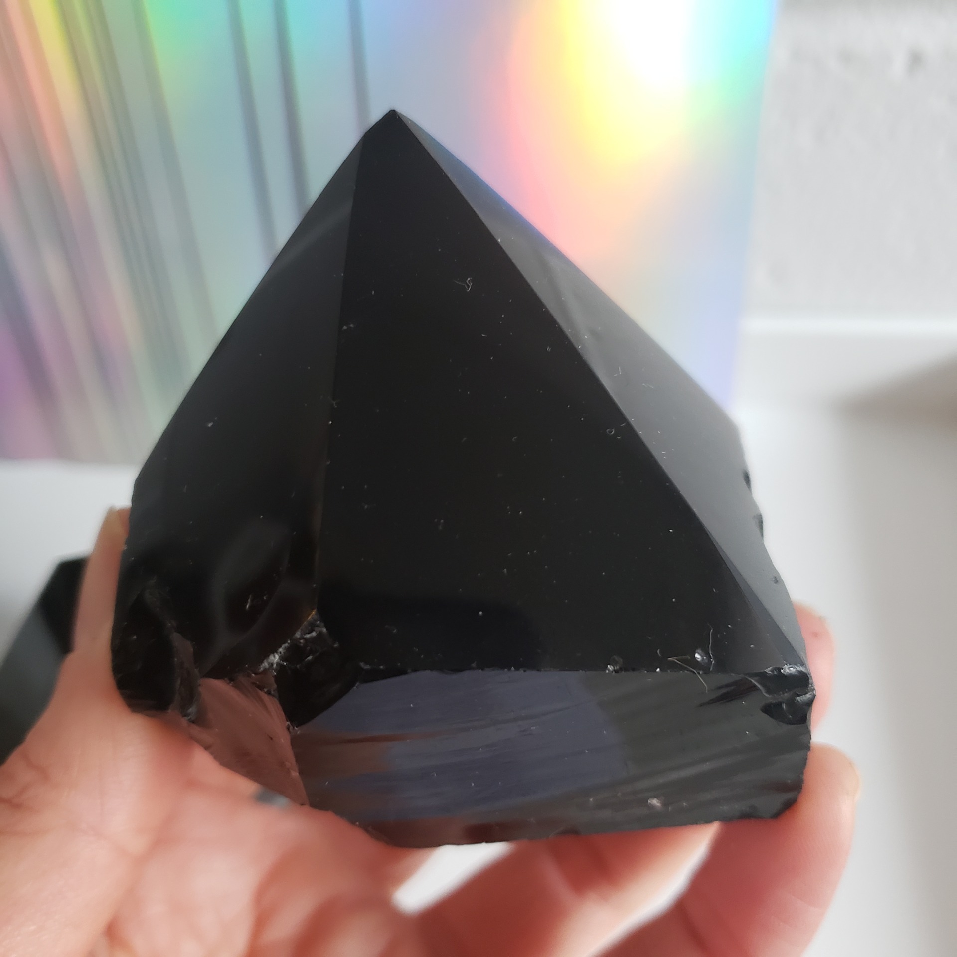 Energy Crystals Obsidian Raw Polished Points 7