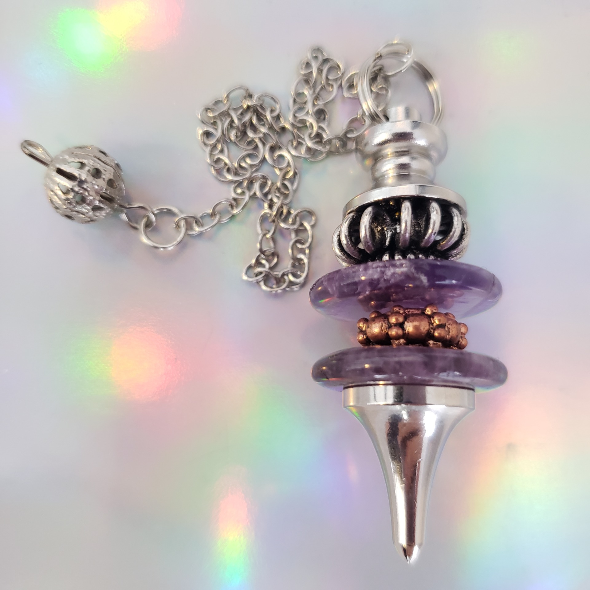Energy Crystals Pendulum 1 Amethyst Lapis LAzuli 2