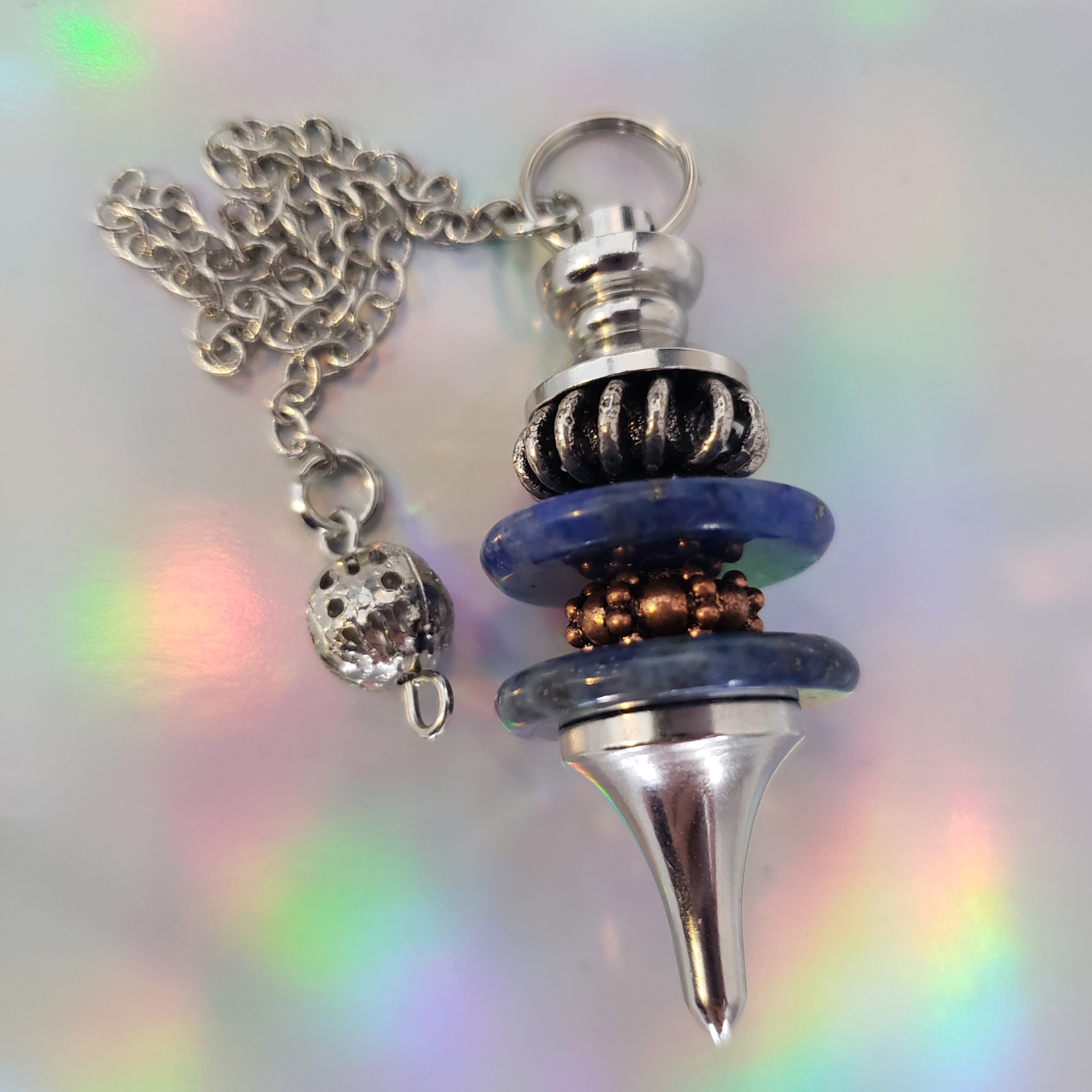 Energy Crystals Pendulum 1 Amethyst Lapis LAzuli 4