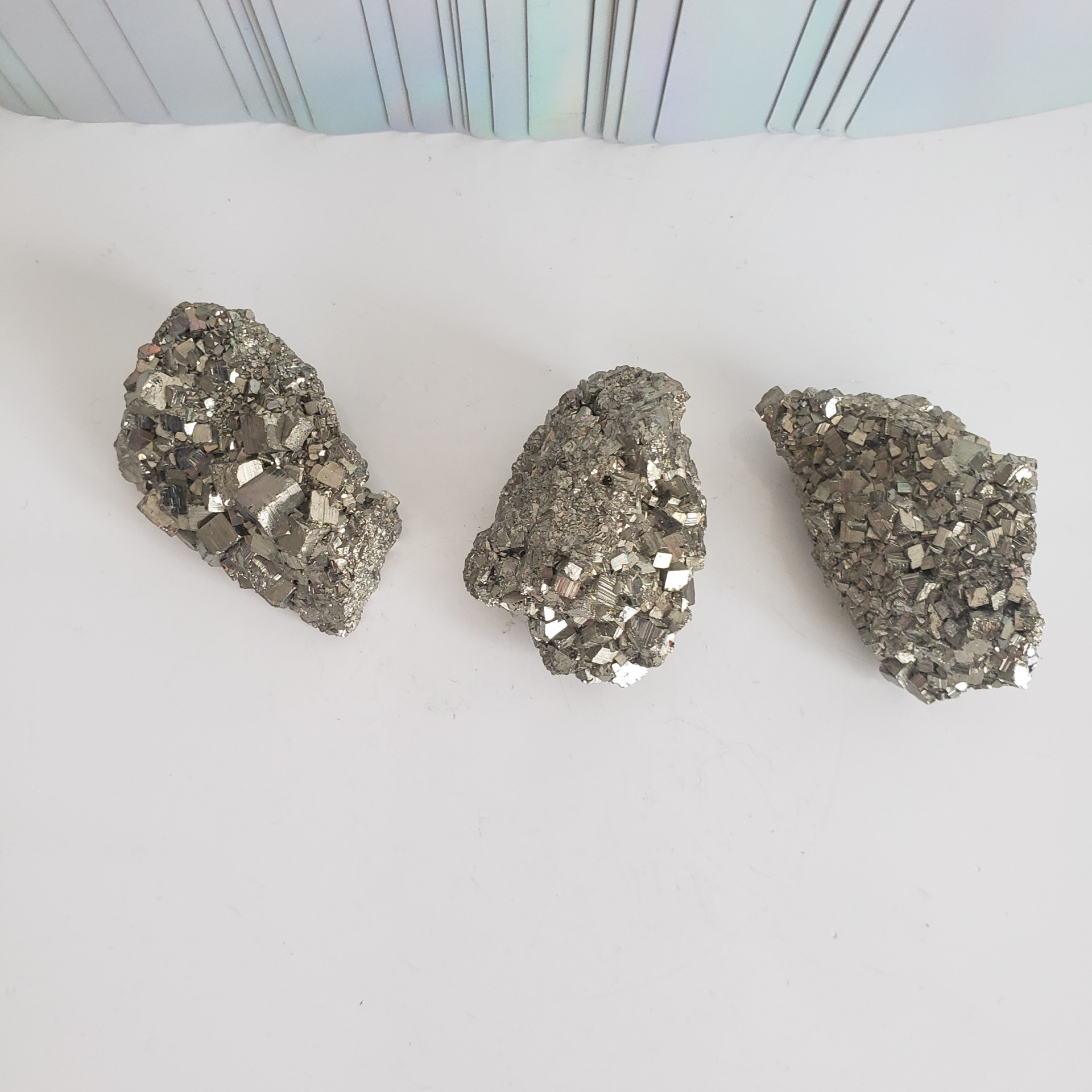 Energy Crystals Pyrite Cluster (3)