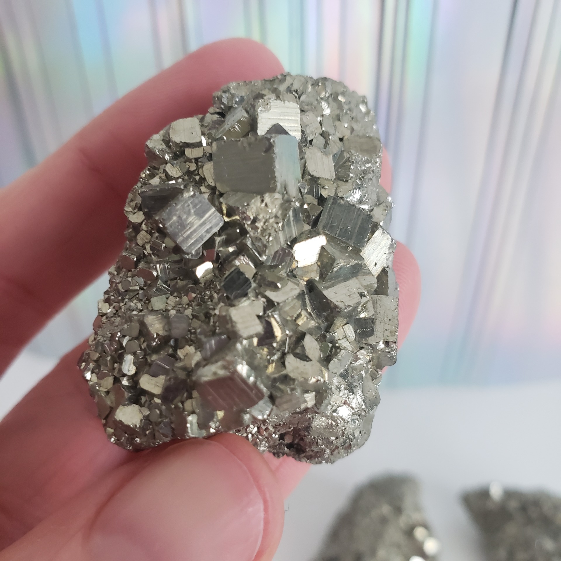 Energy Crystals Pyrite Cluster (4)