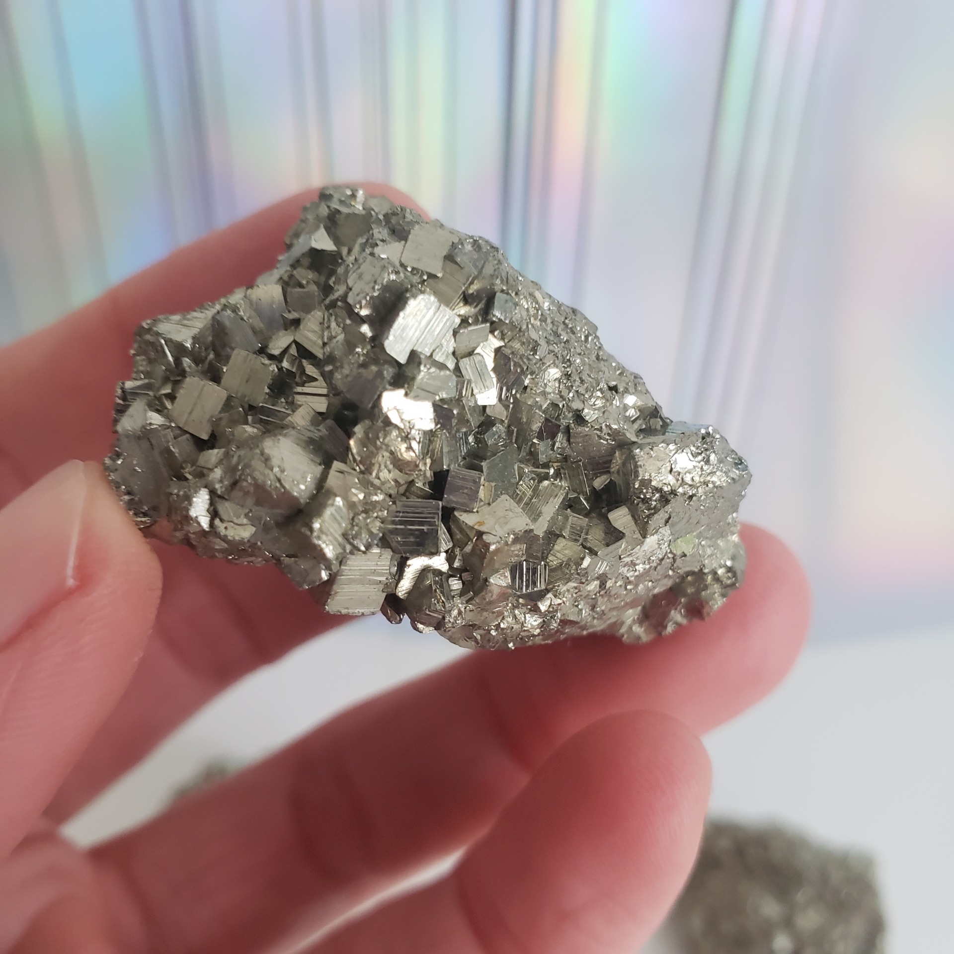 Energy Crystals Pyrite Cluster (5)