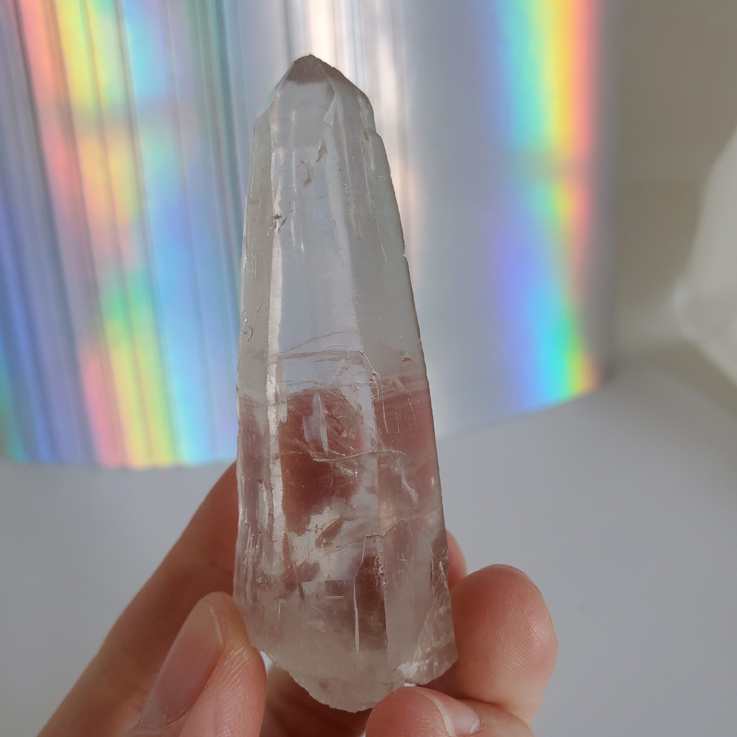 clear quartz raw point