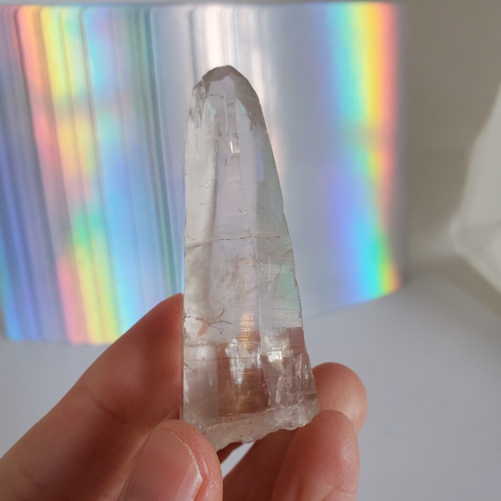 clear quartz raw point