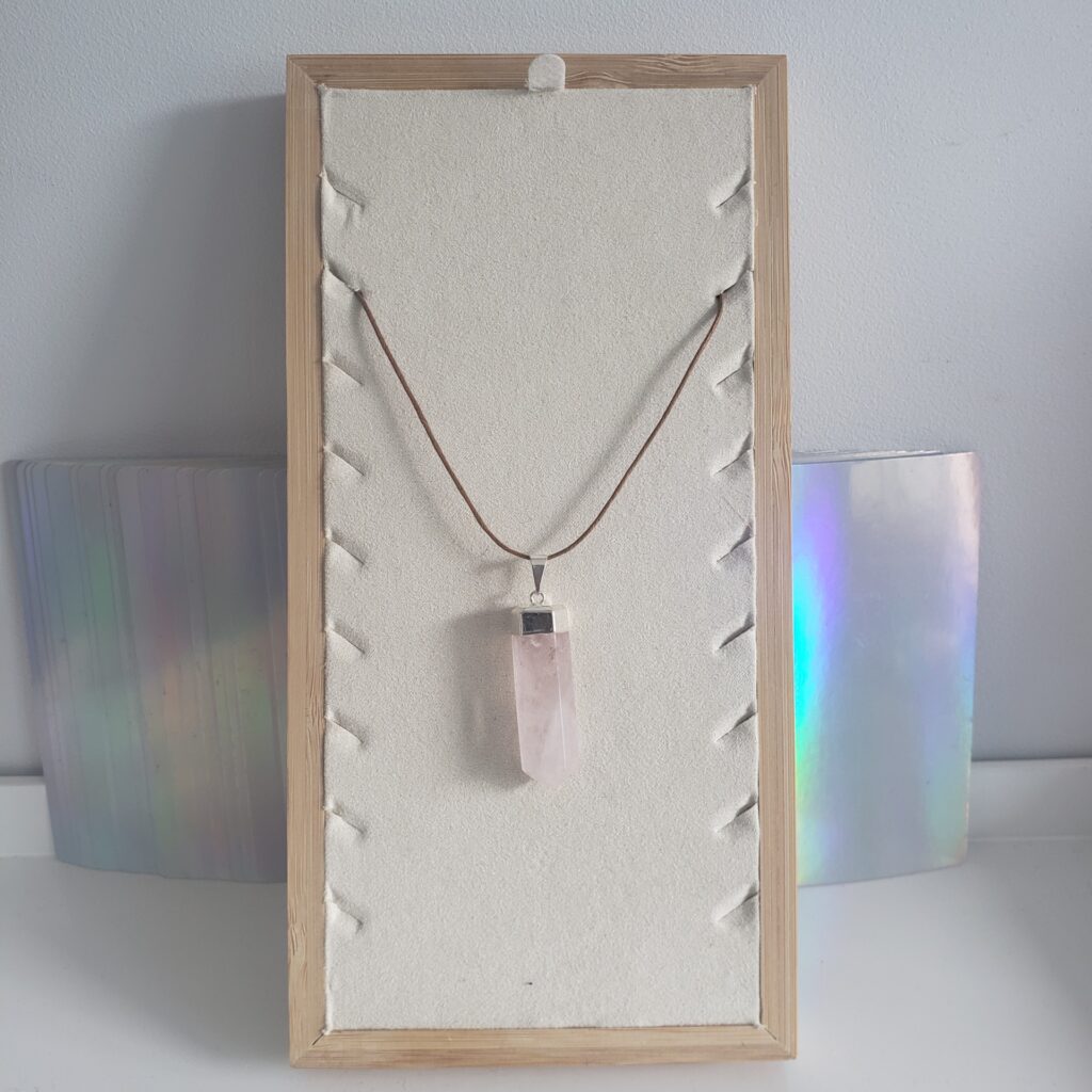 Energy Crystals Rose Quartz PEndant 2