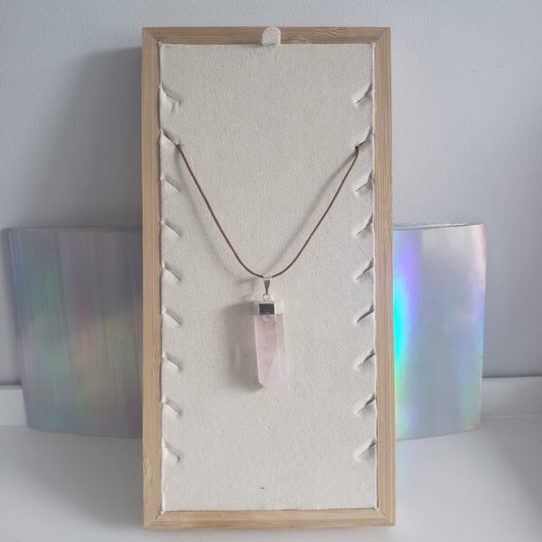 Energy Crystals Rose Quartz PEndant 2