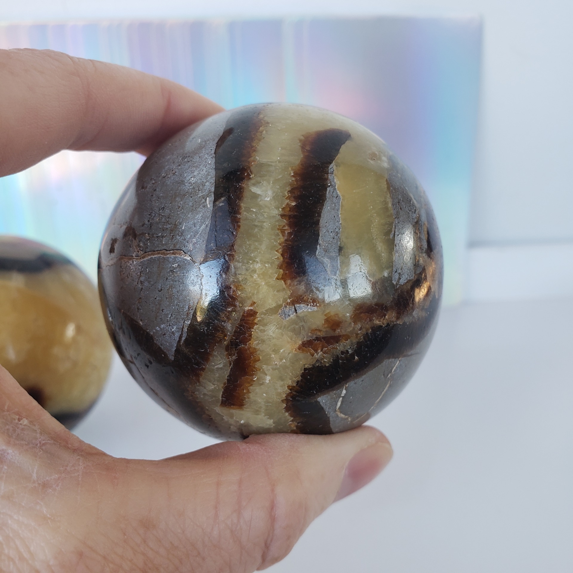 Energy Crystals Septarian Sphere 1