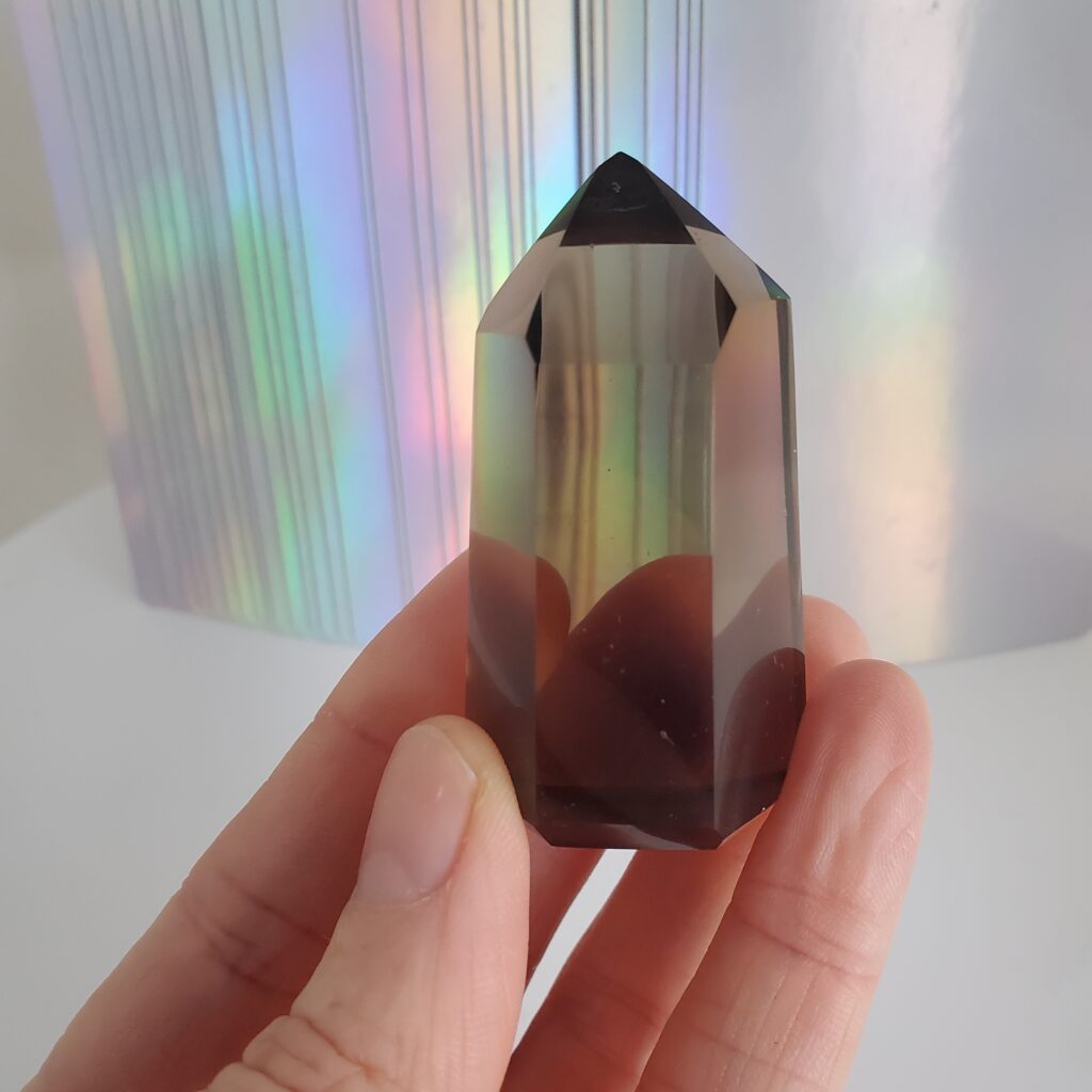 smoky quartz tower (xs)