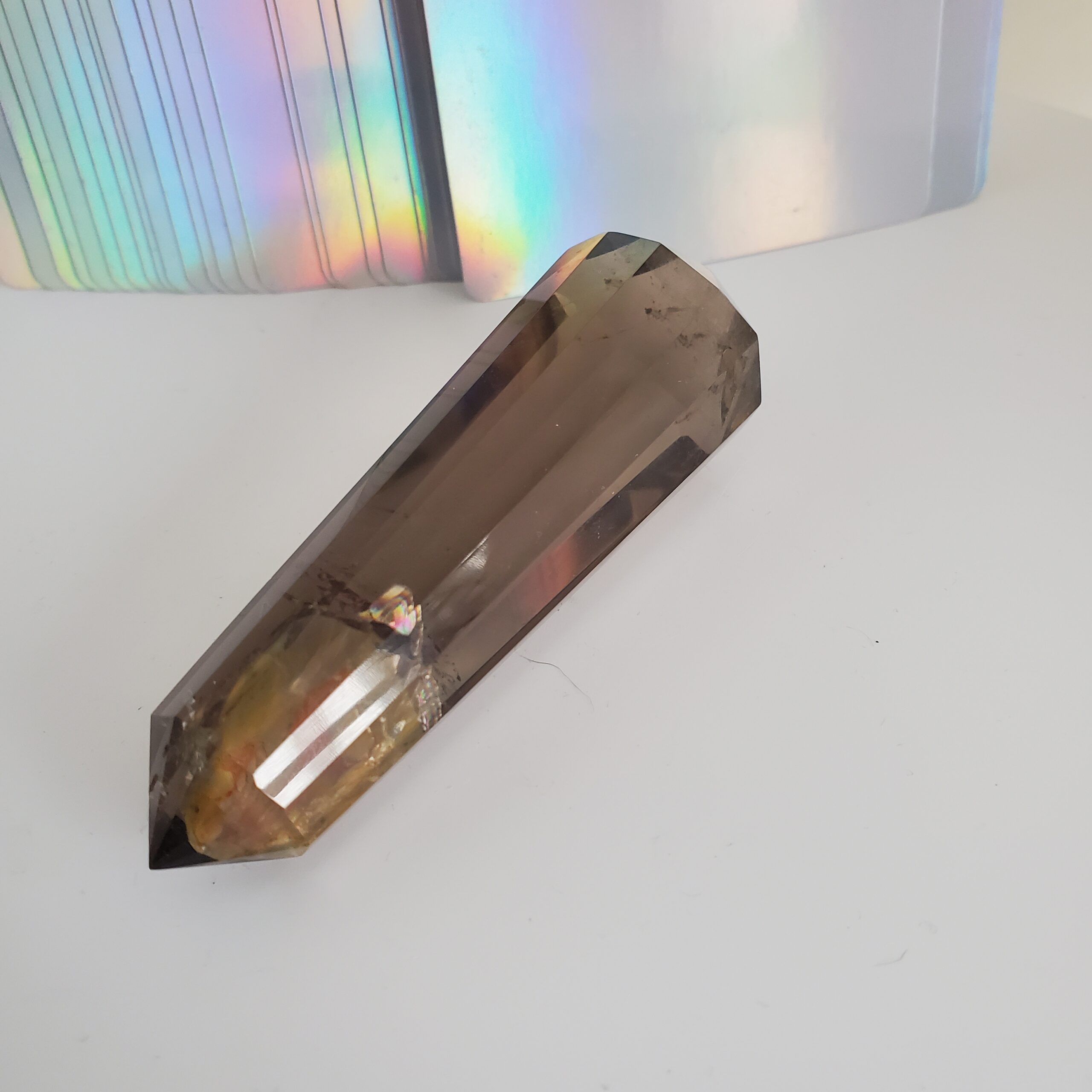 smoky quartz vogel wand #3
